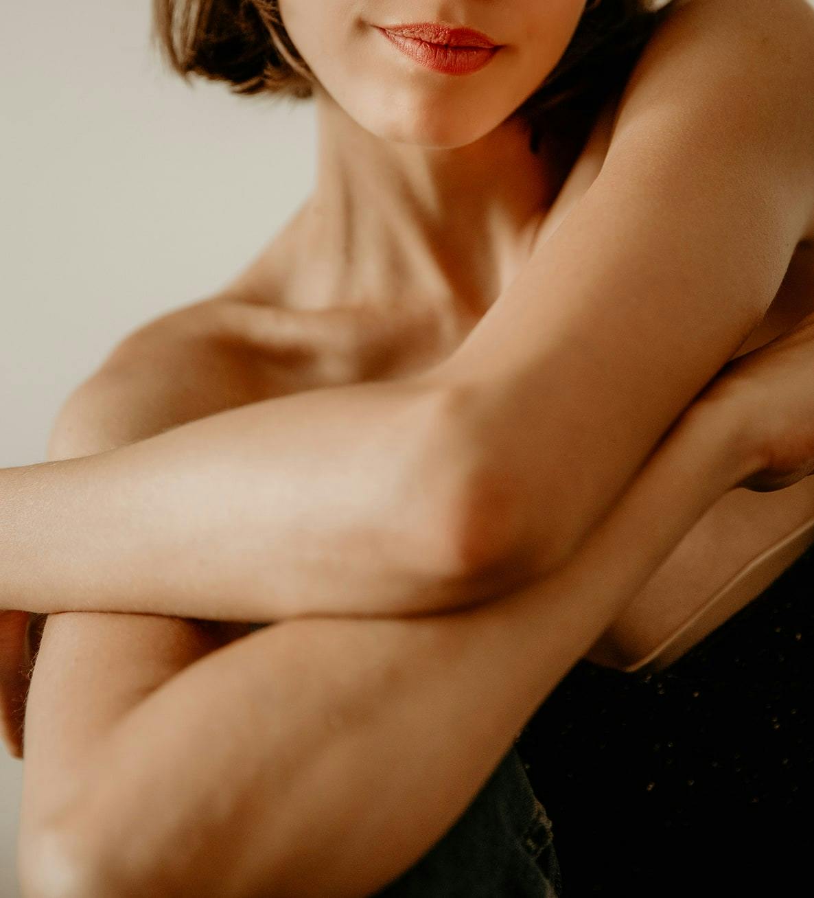 woman with crossed arms