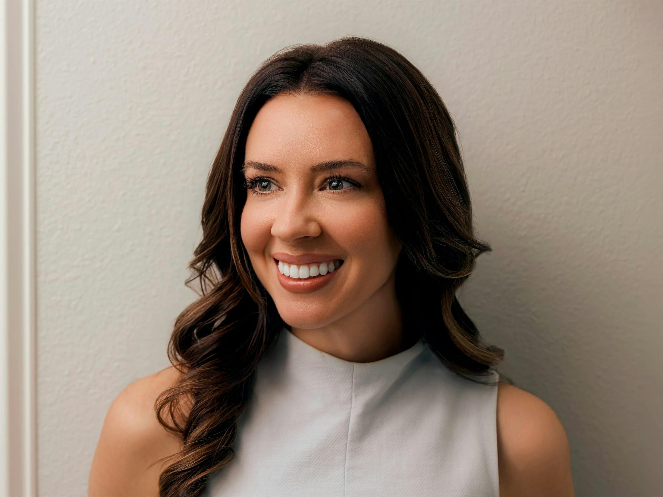 women smiling
