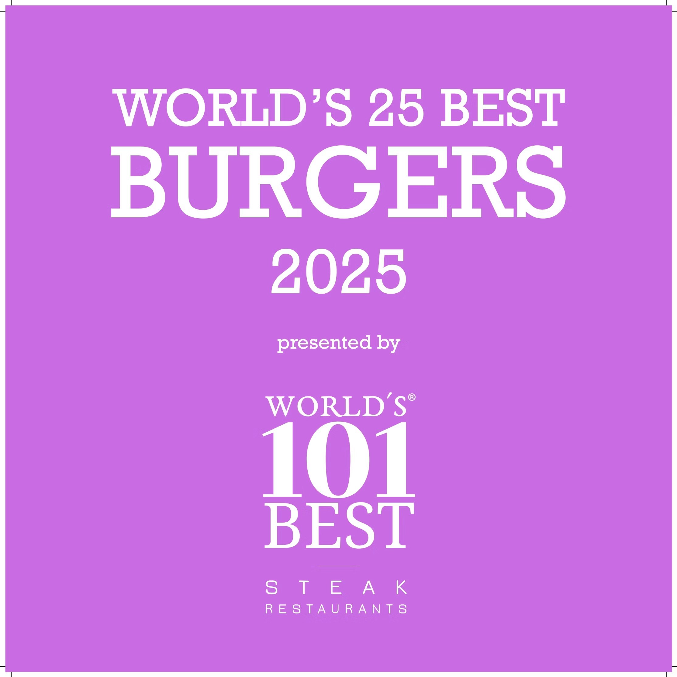 Top 10 World's Best Burger Places 2025  No. 1 in Australia World's Best Burger Places 2025