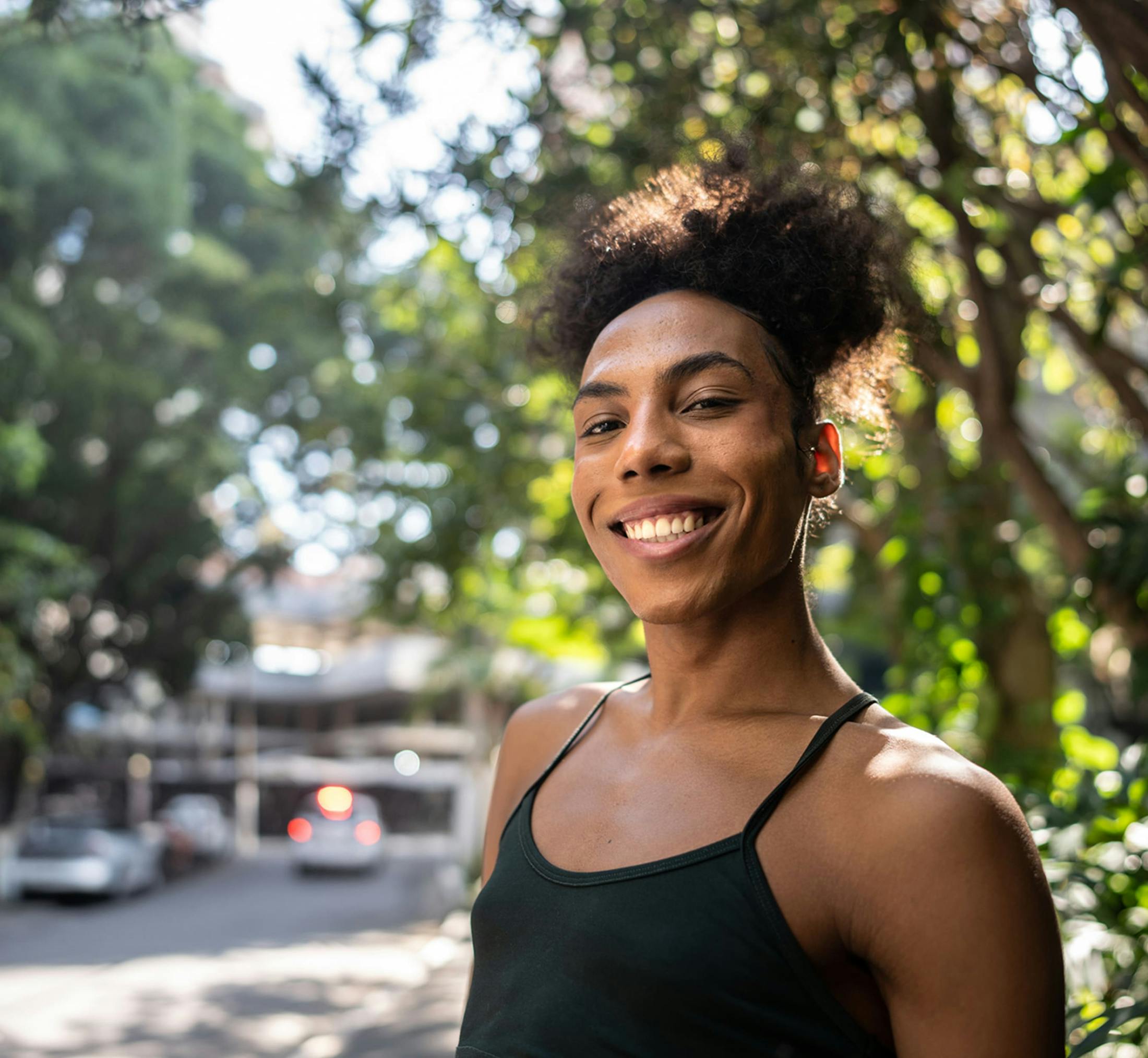 Person smiling