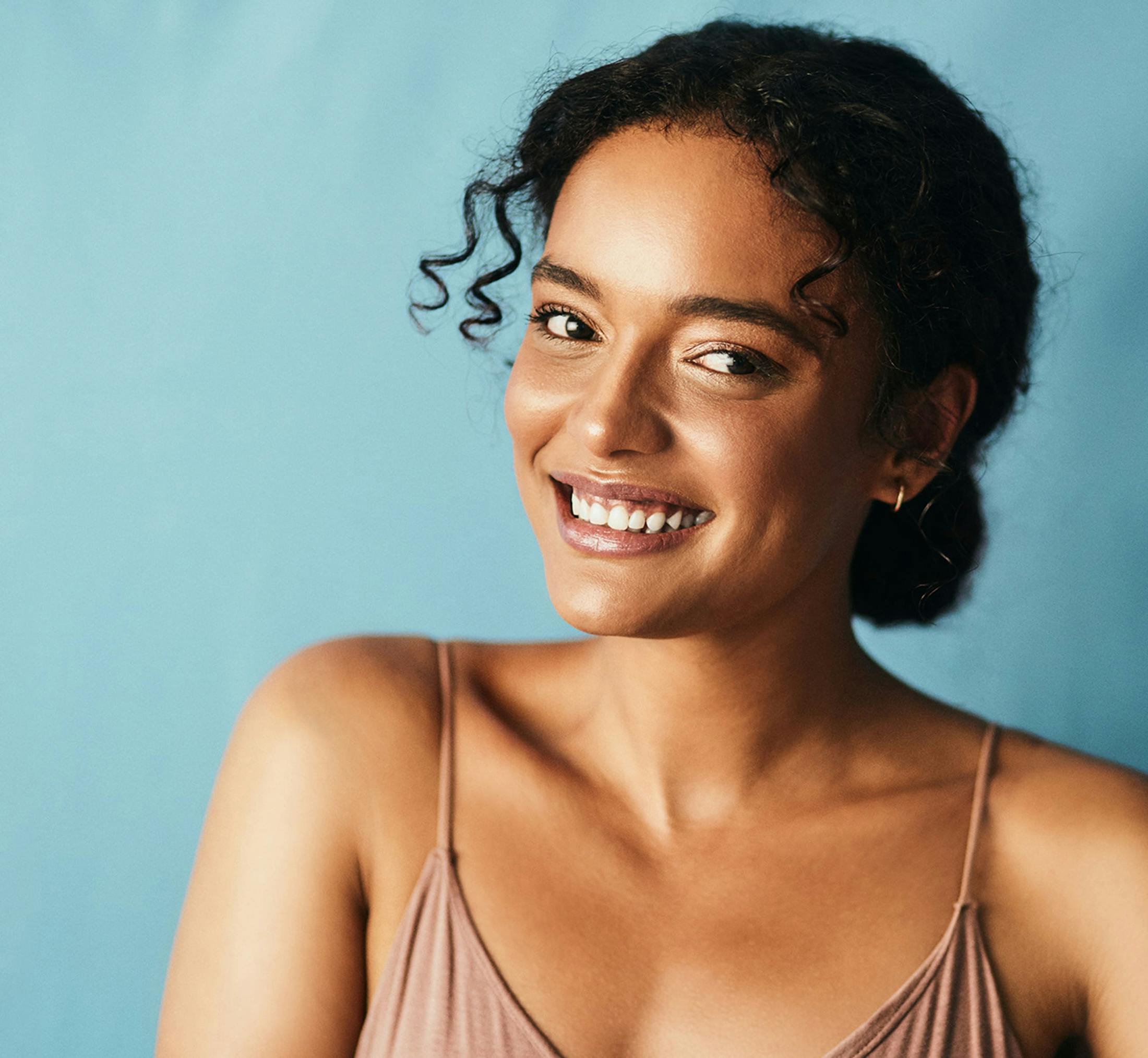 women smiling