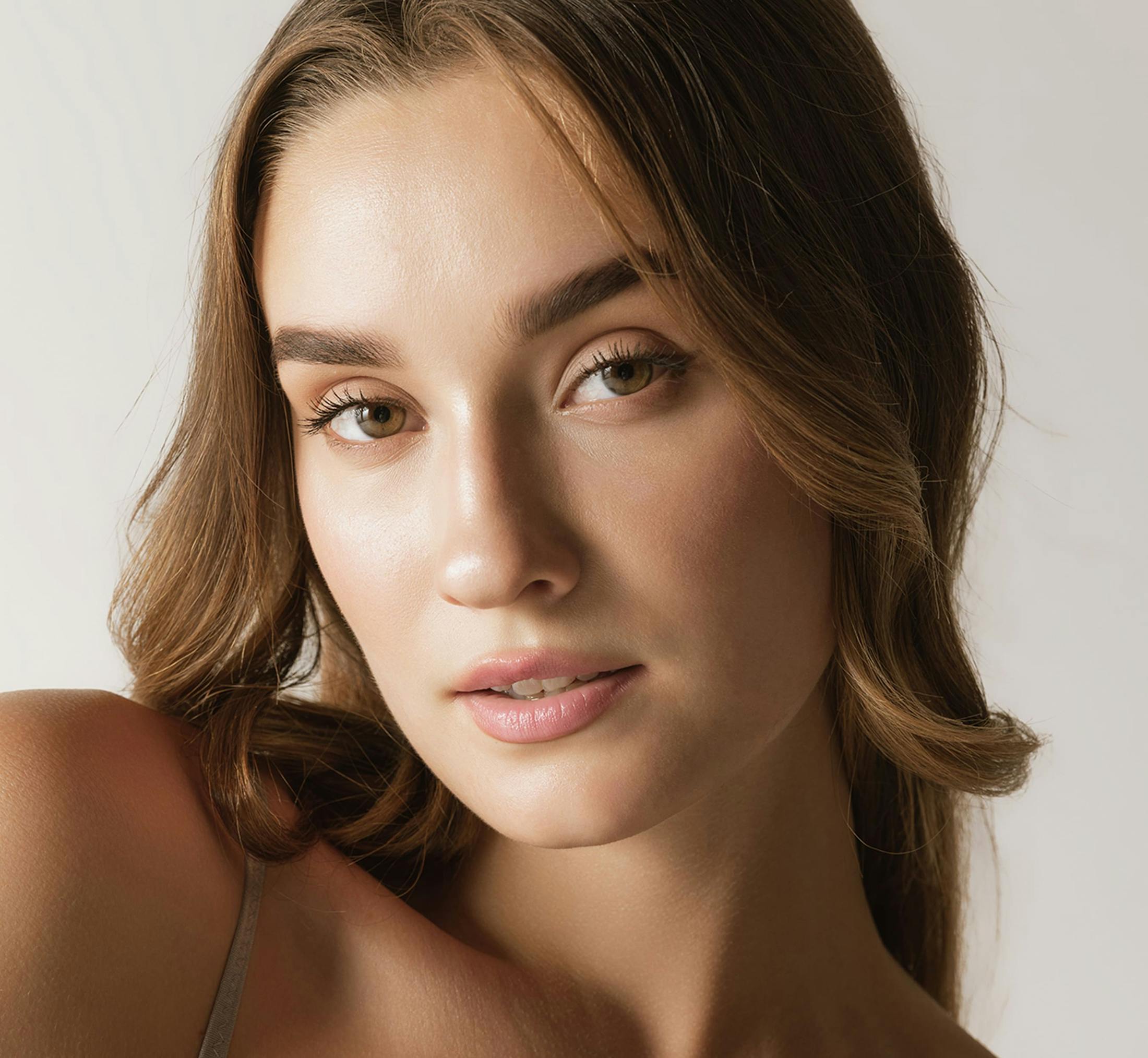 Close up of womans face