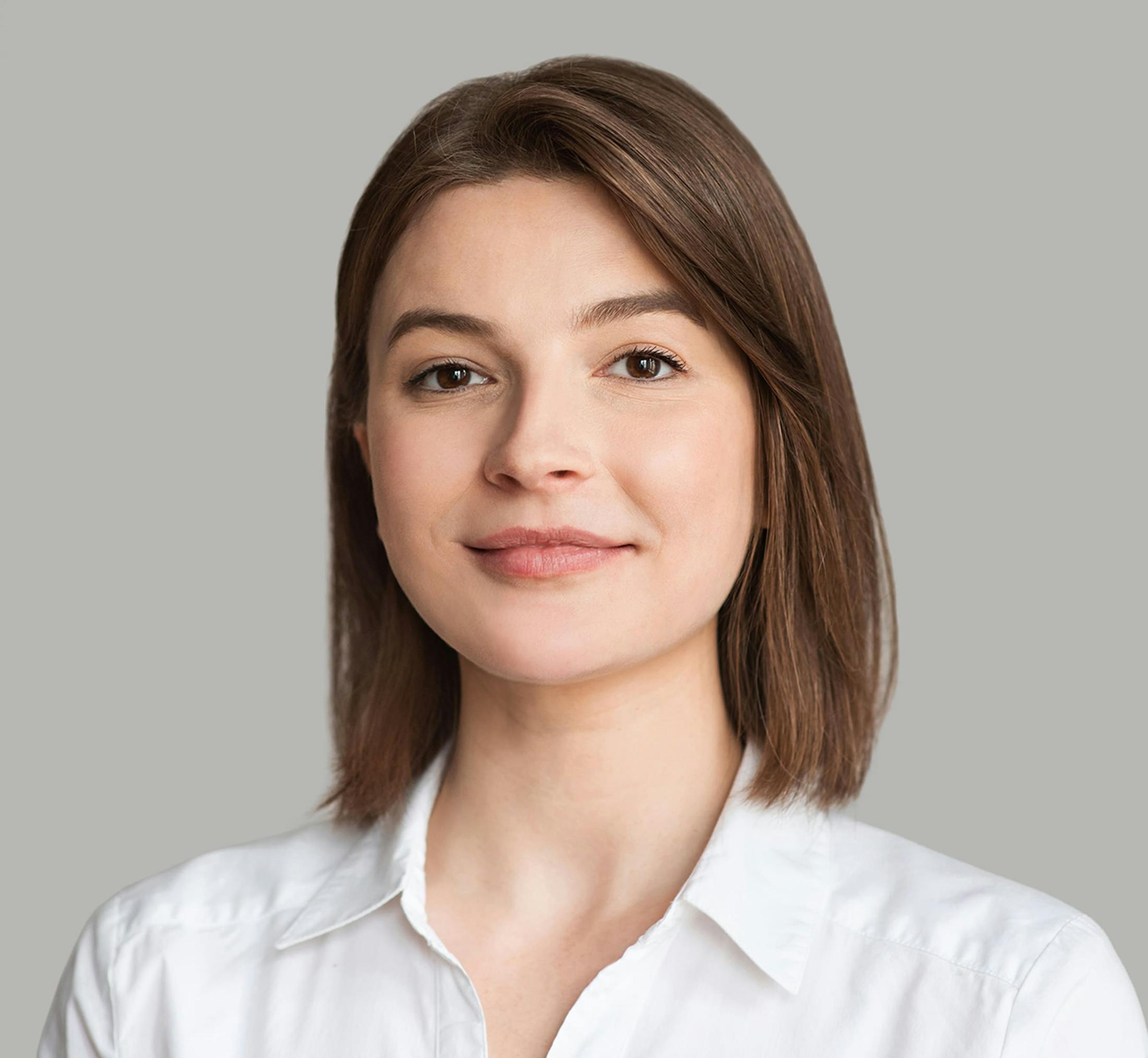 Woman smiling