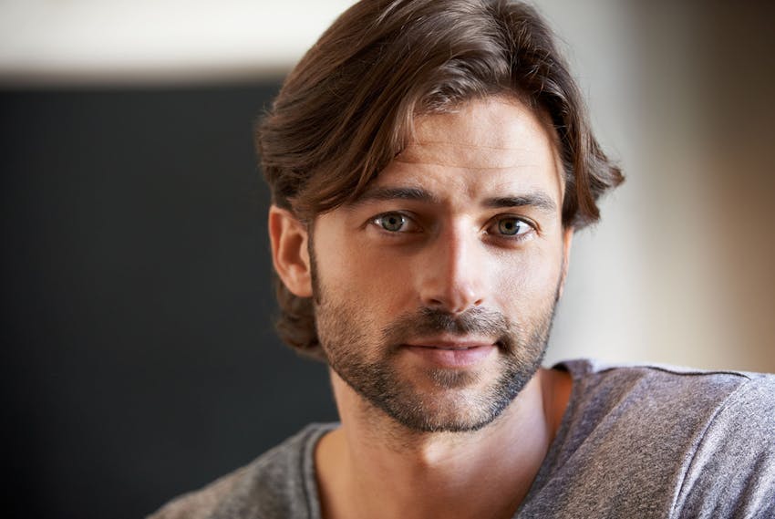 Man smiling