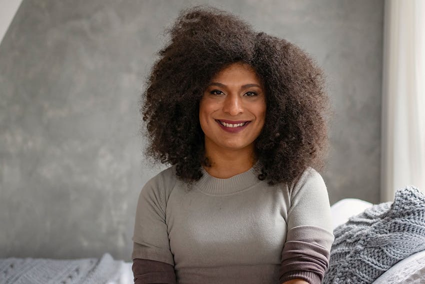 person smiling
