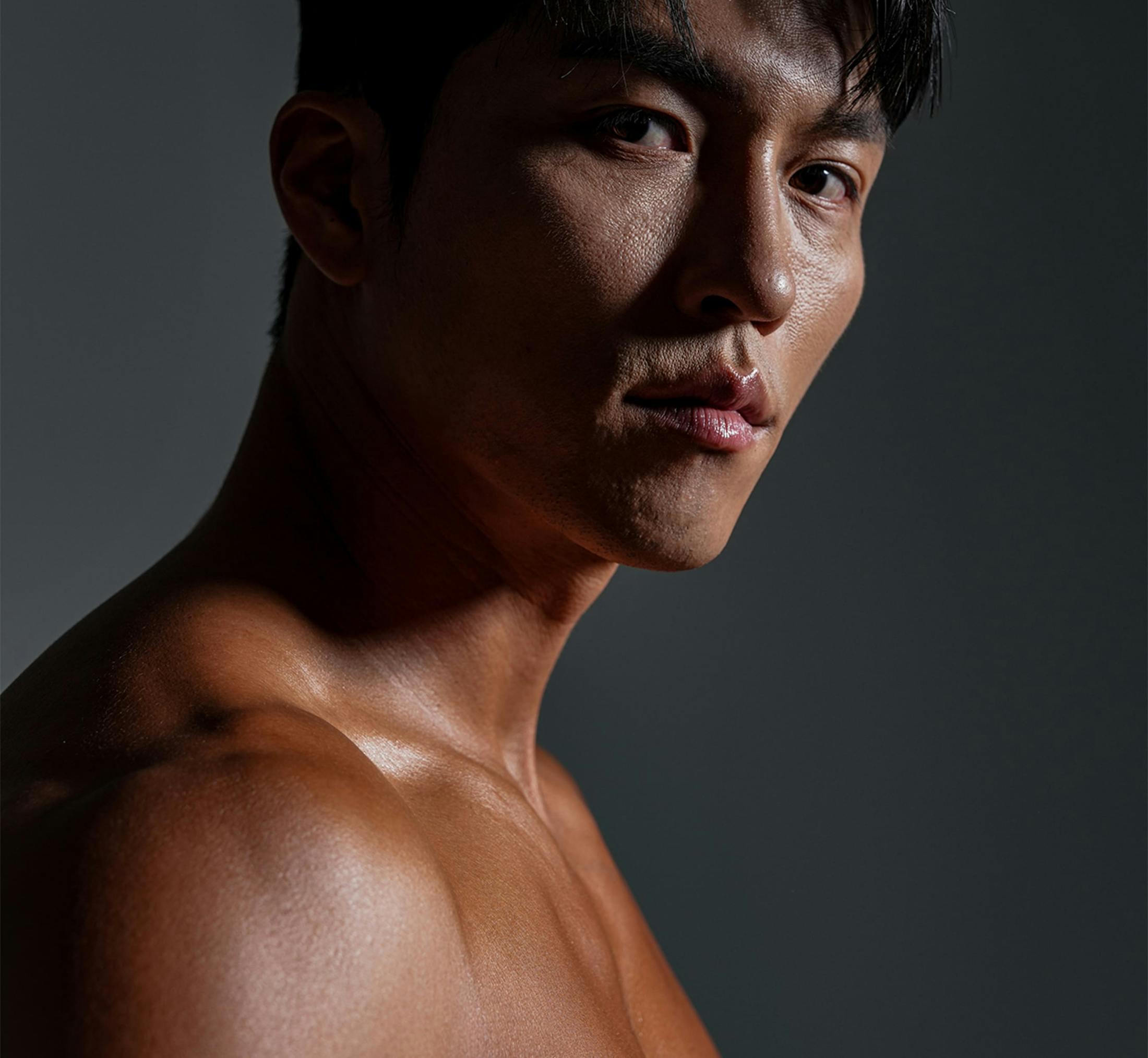 close up of man