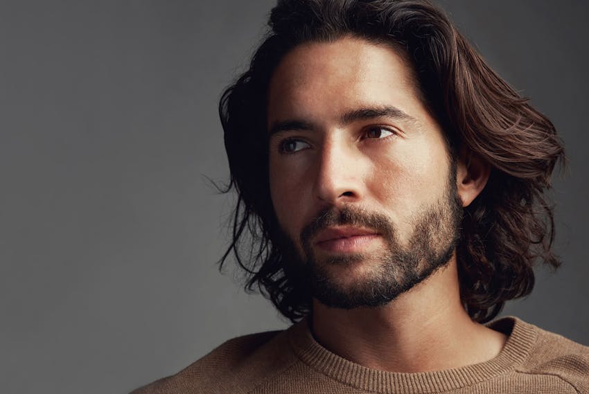 Man with longer hair