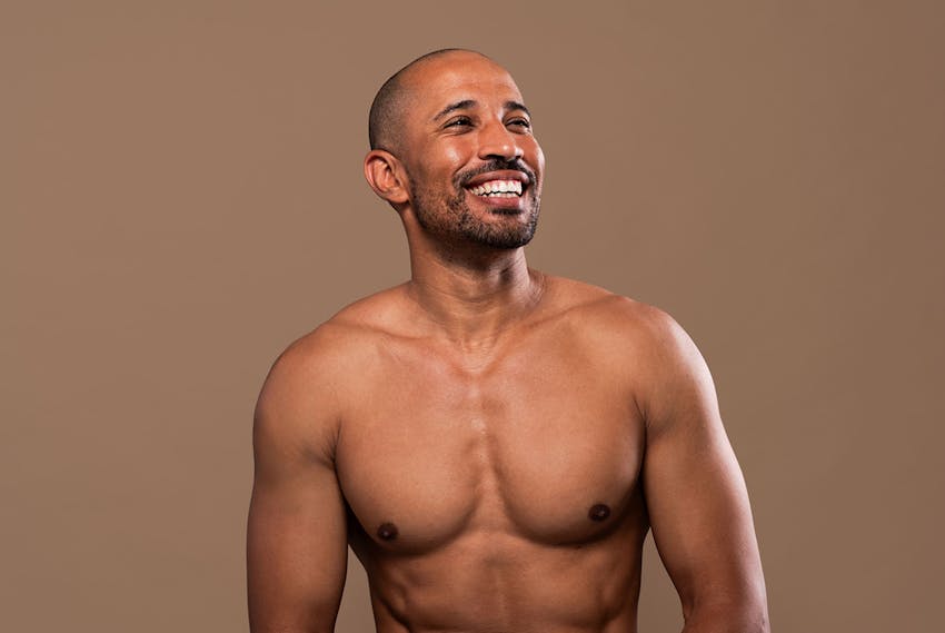 Man smiling