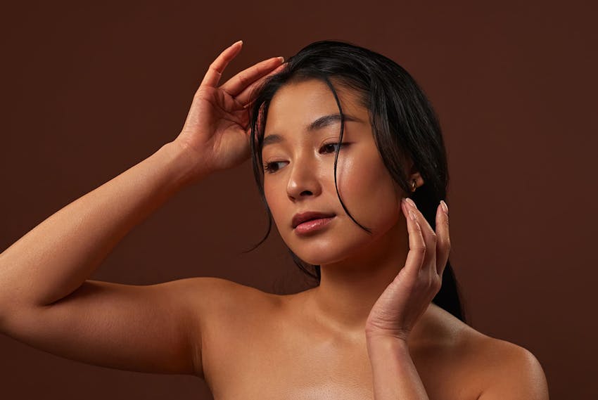 Woman posing