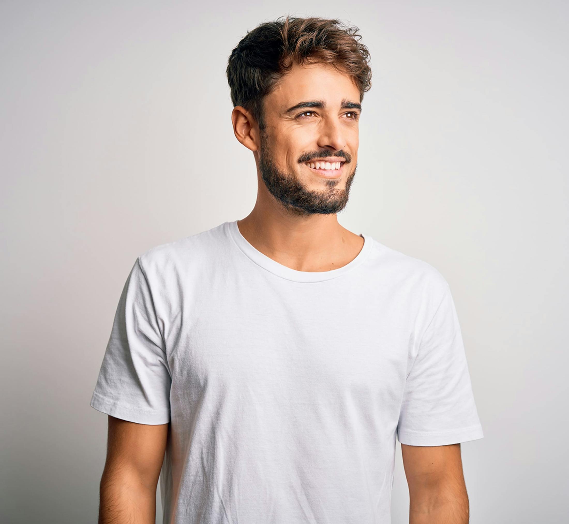 Man smiling