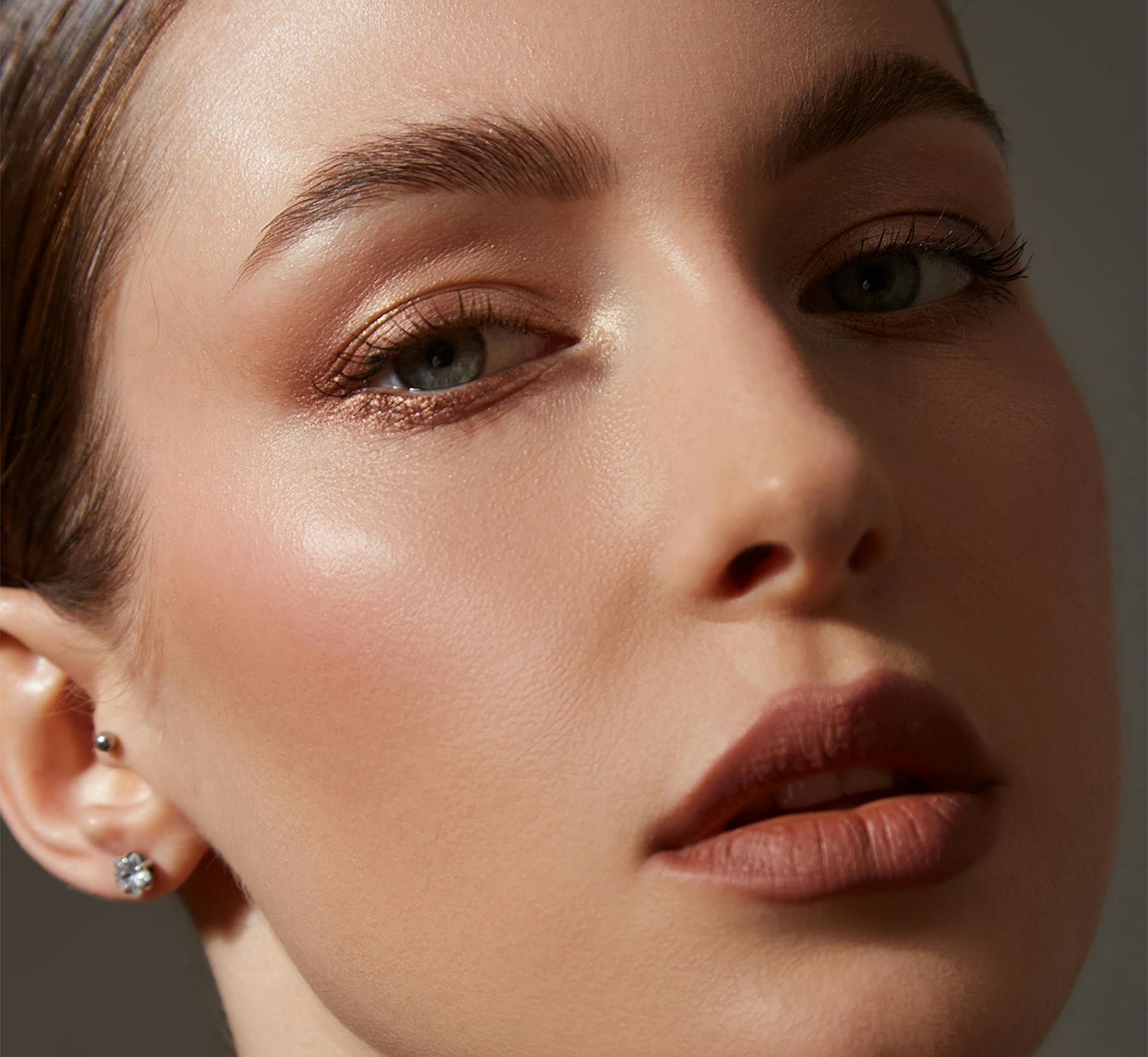 Close up of womans face