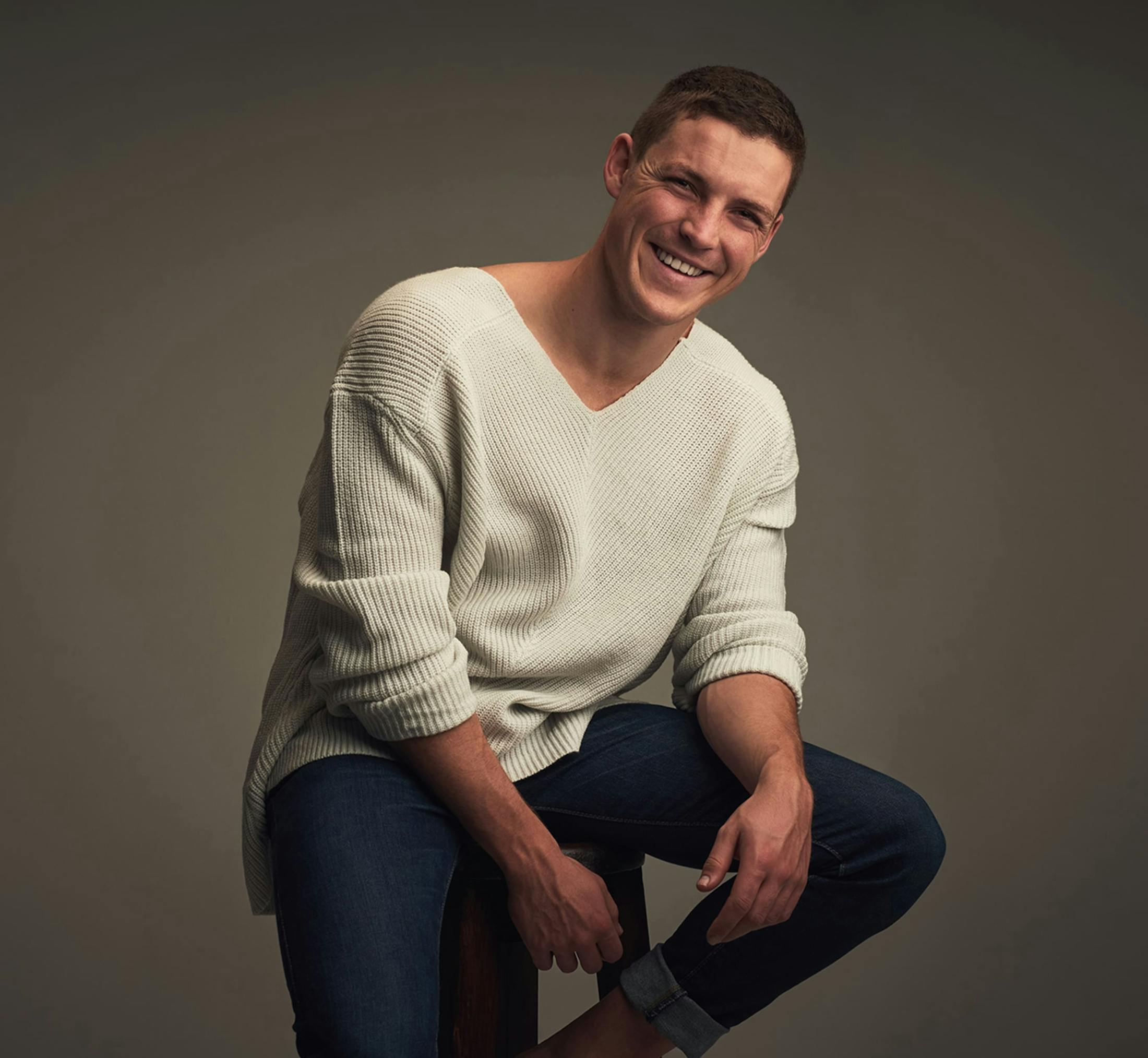 Man smiling