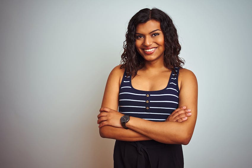 person smiling