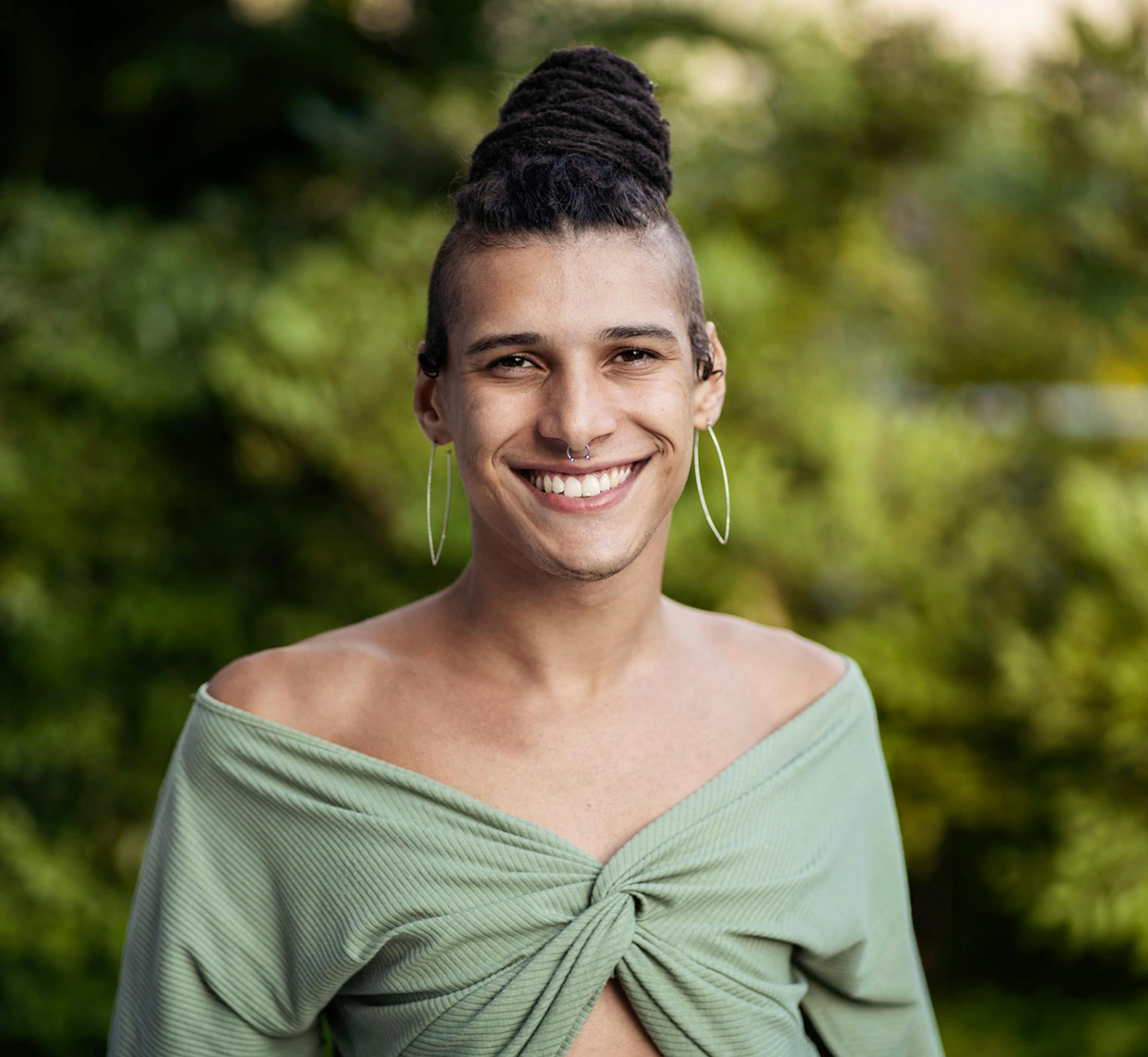 Person smiling