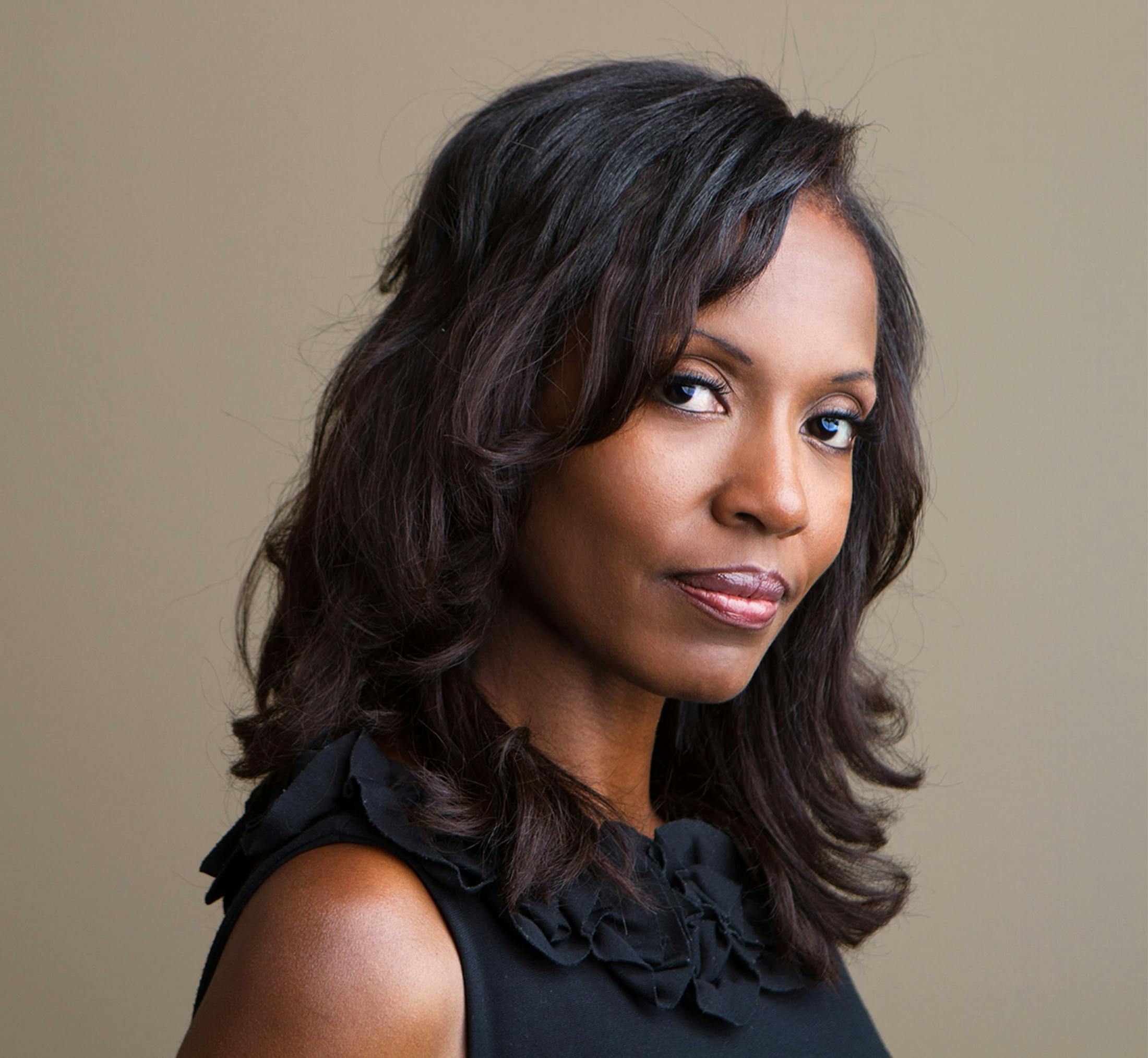 Woman looking at the camera