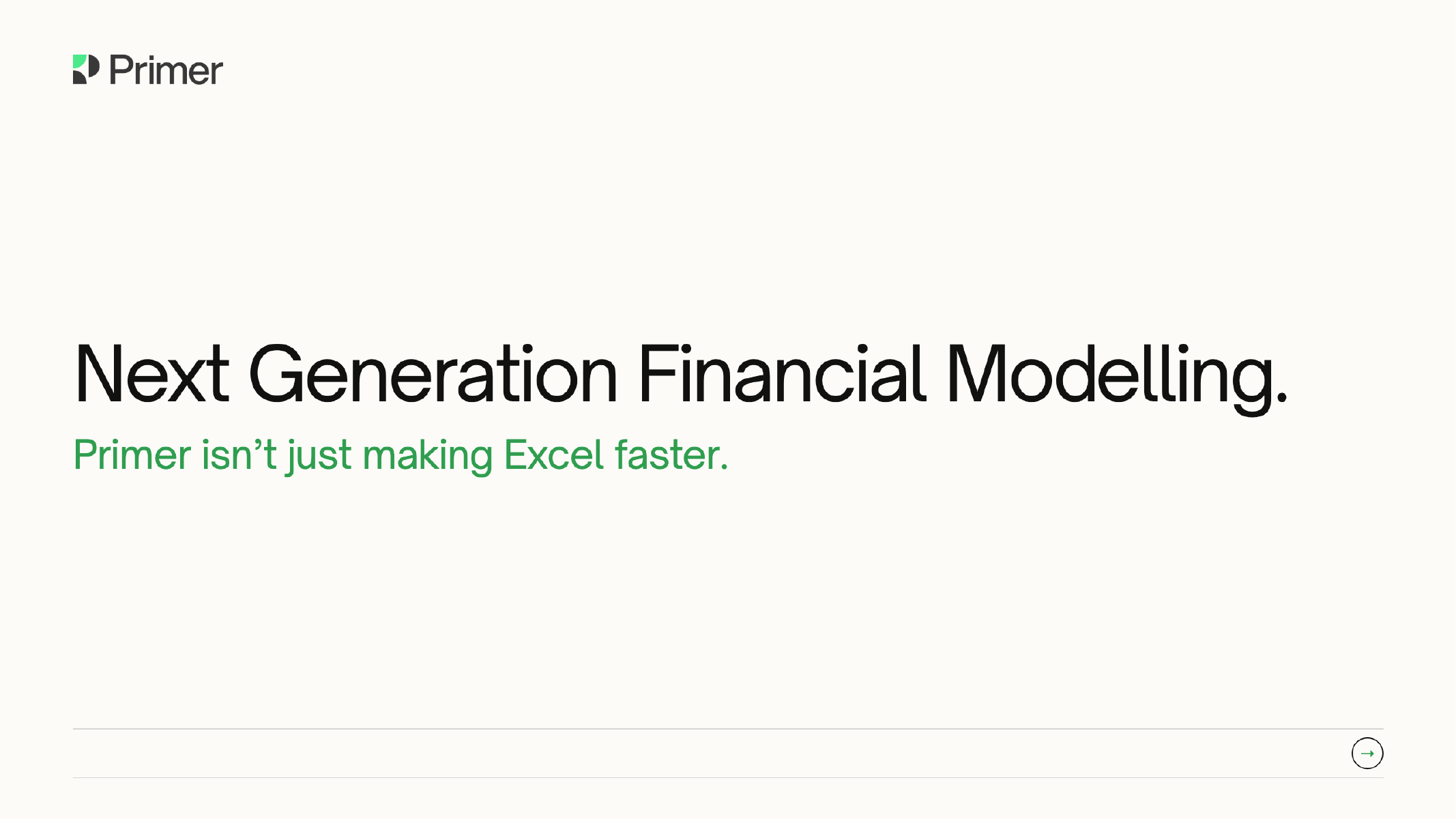 Next Generation Financial Modelling.