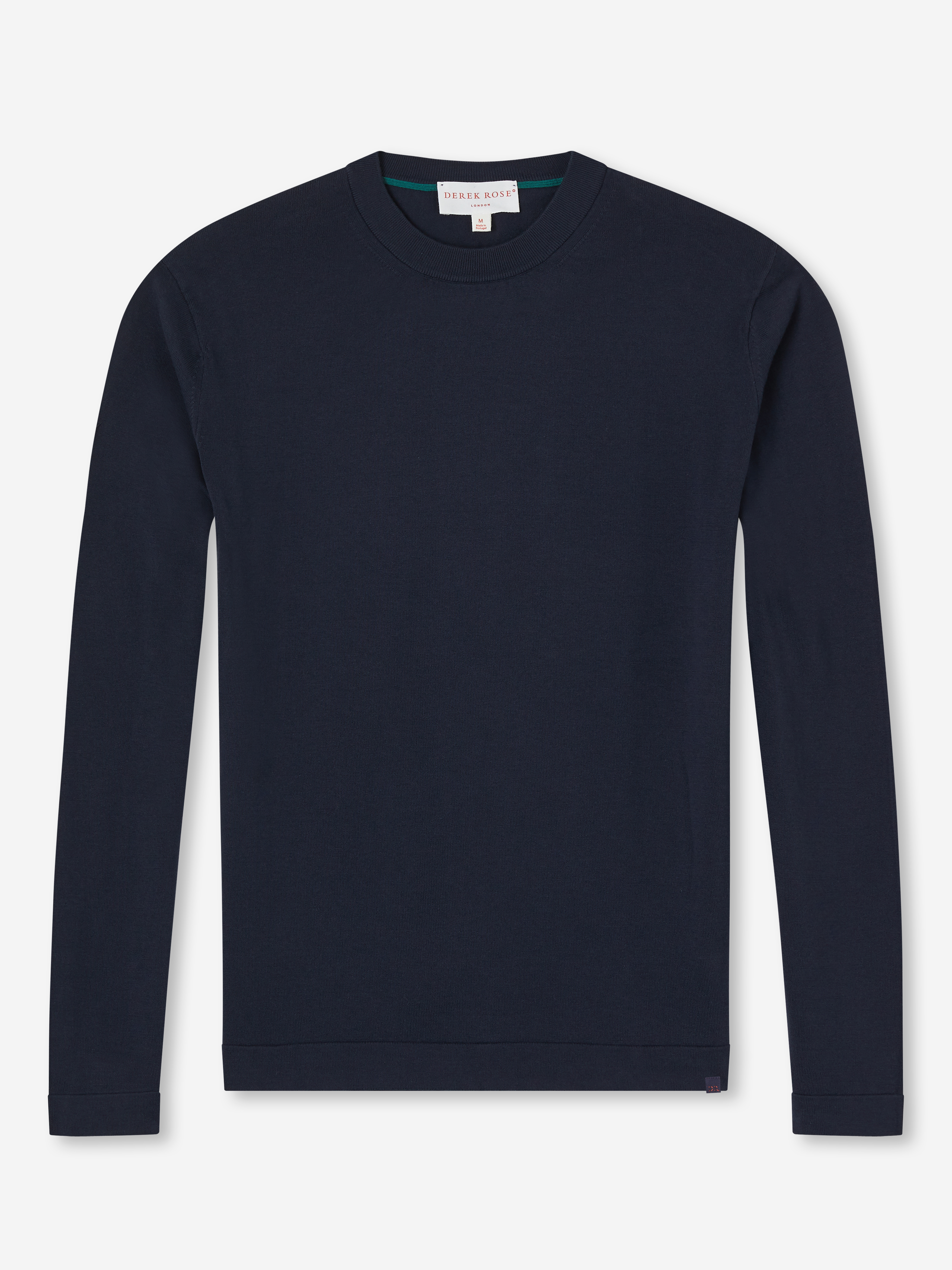 Jacob Sea Island Cotton Navy Men s Sweater Derek Rose