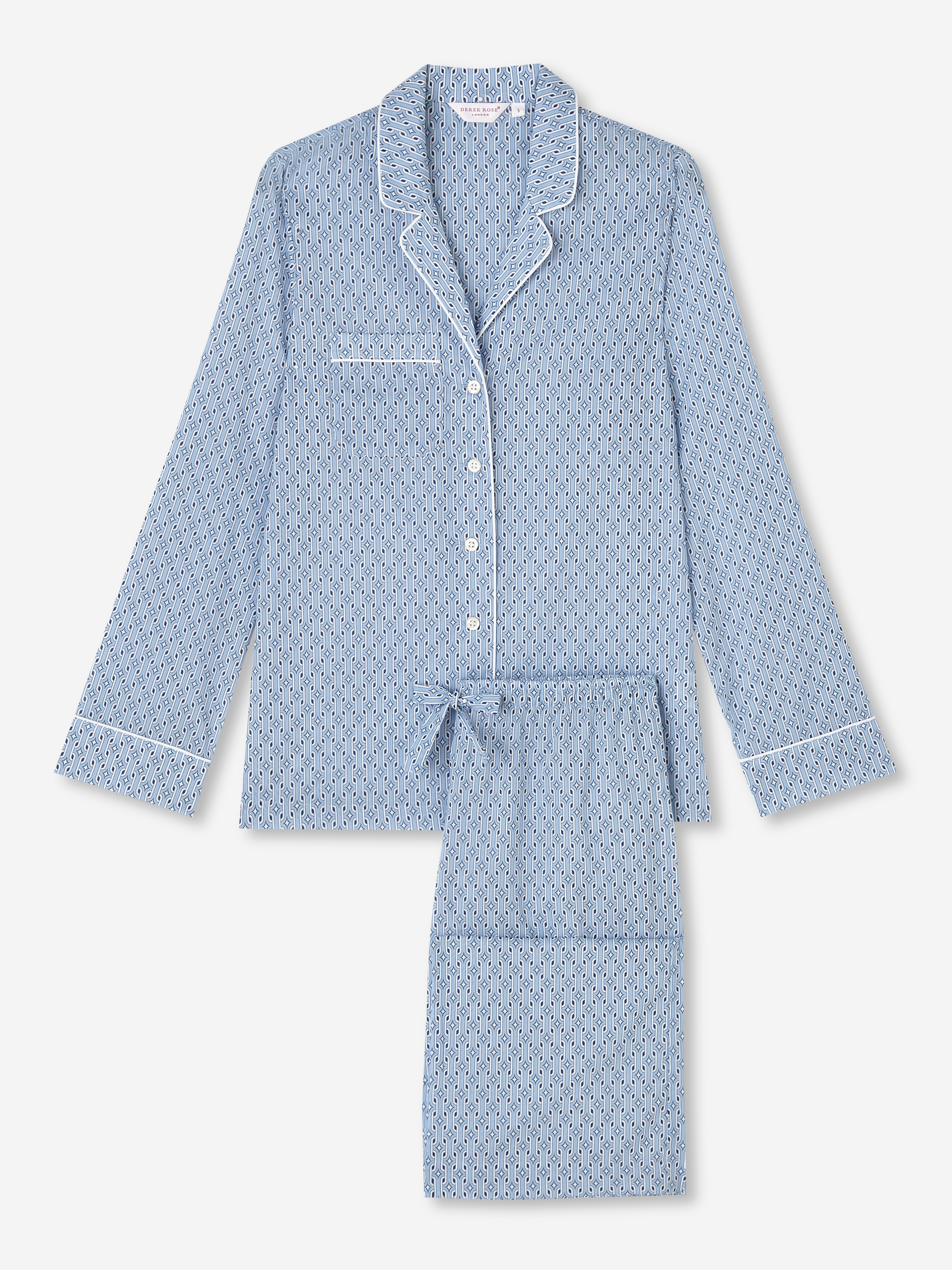 Women's Pyjamas Nelson 82 Cotton Batiste Blue