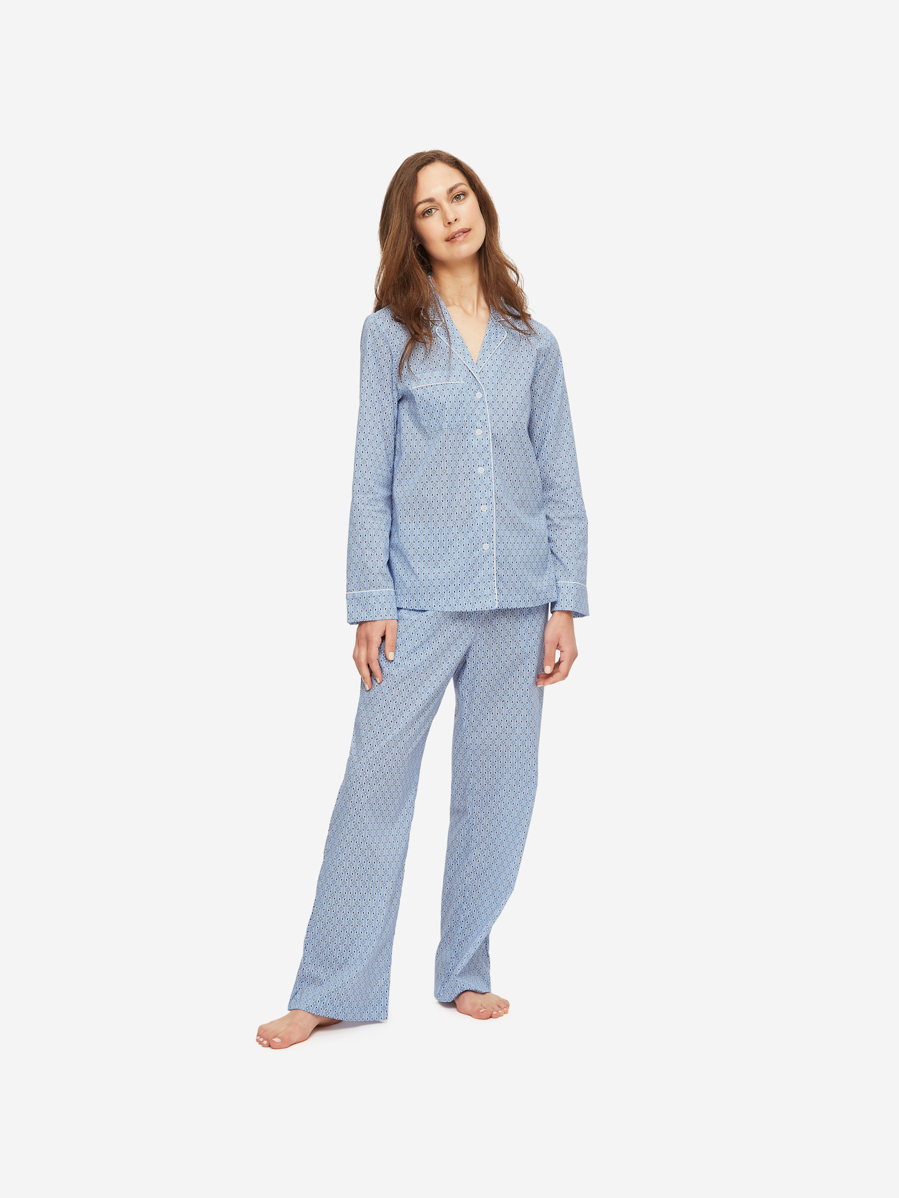 Kelburn 20 Brushed Cotton Multi Women's Pyjamas