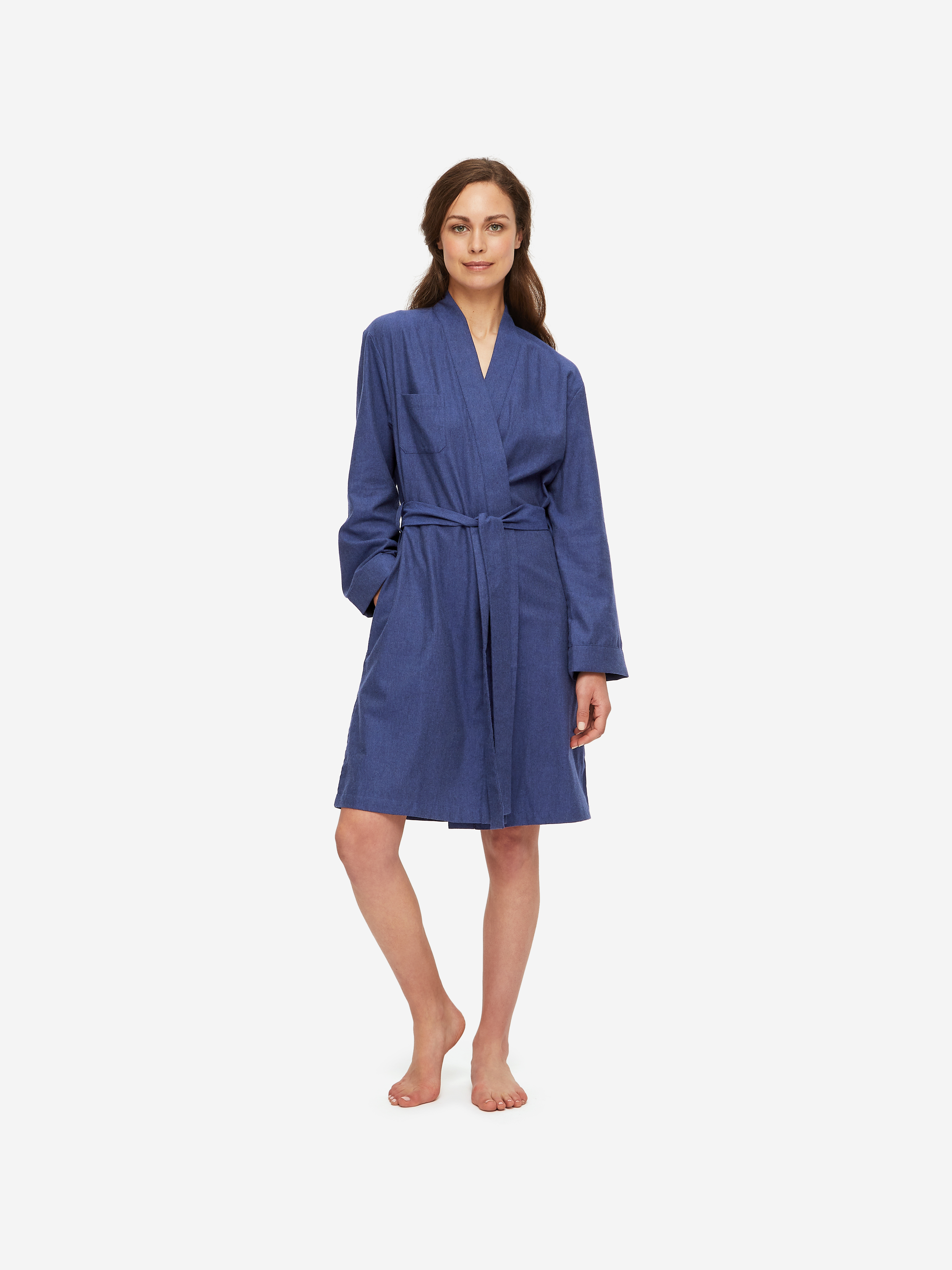 Brushed cotton dressing gown – Alice & Astrid