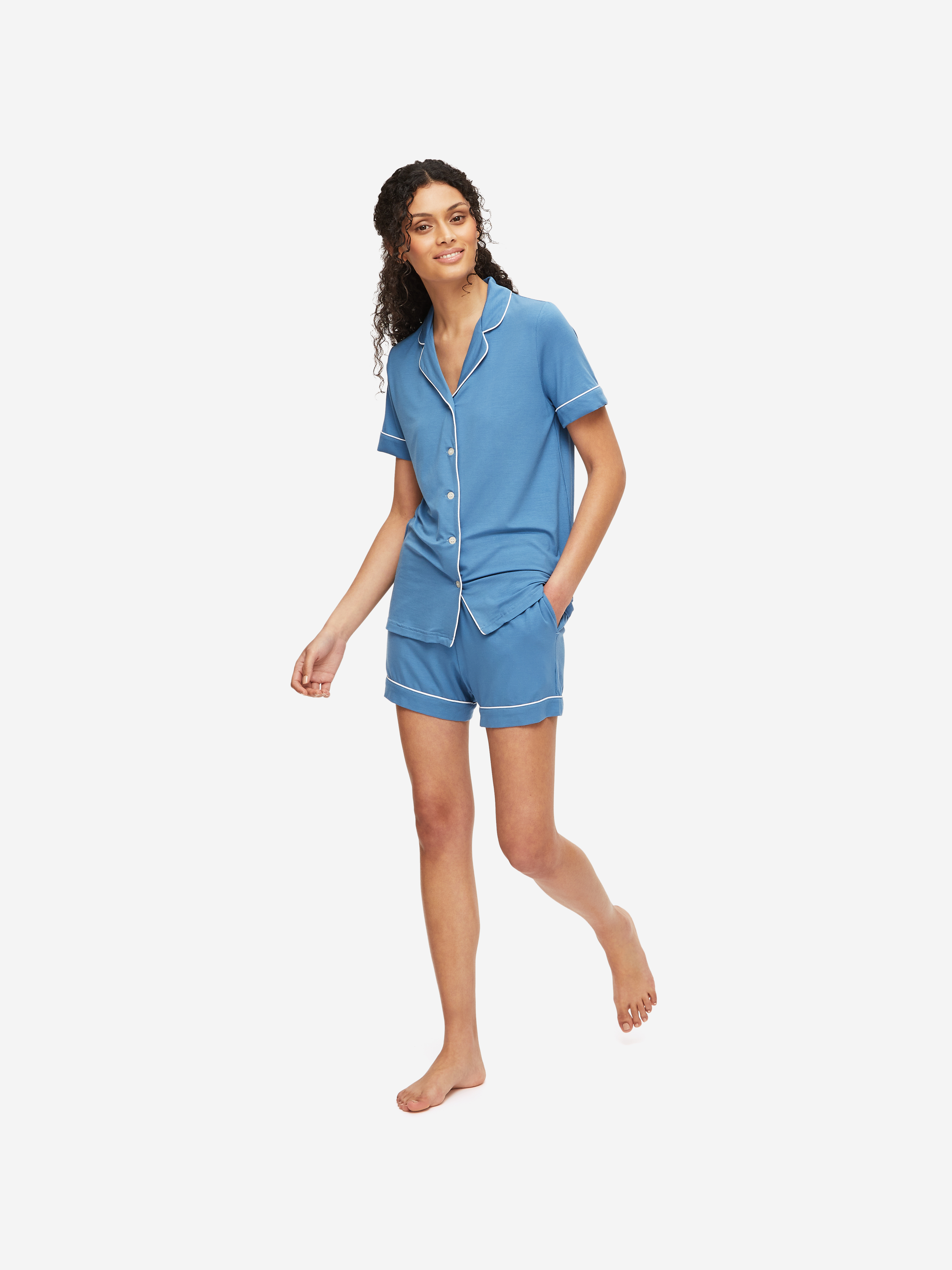 Lara Micro Modal Stretch Navy Women's Pyjamas