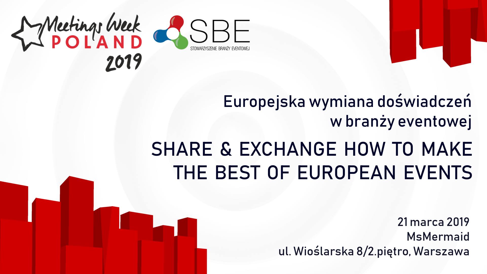 Meetings Week Poland 21 marca 2019 - Dzień SBE