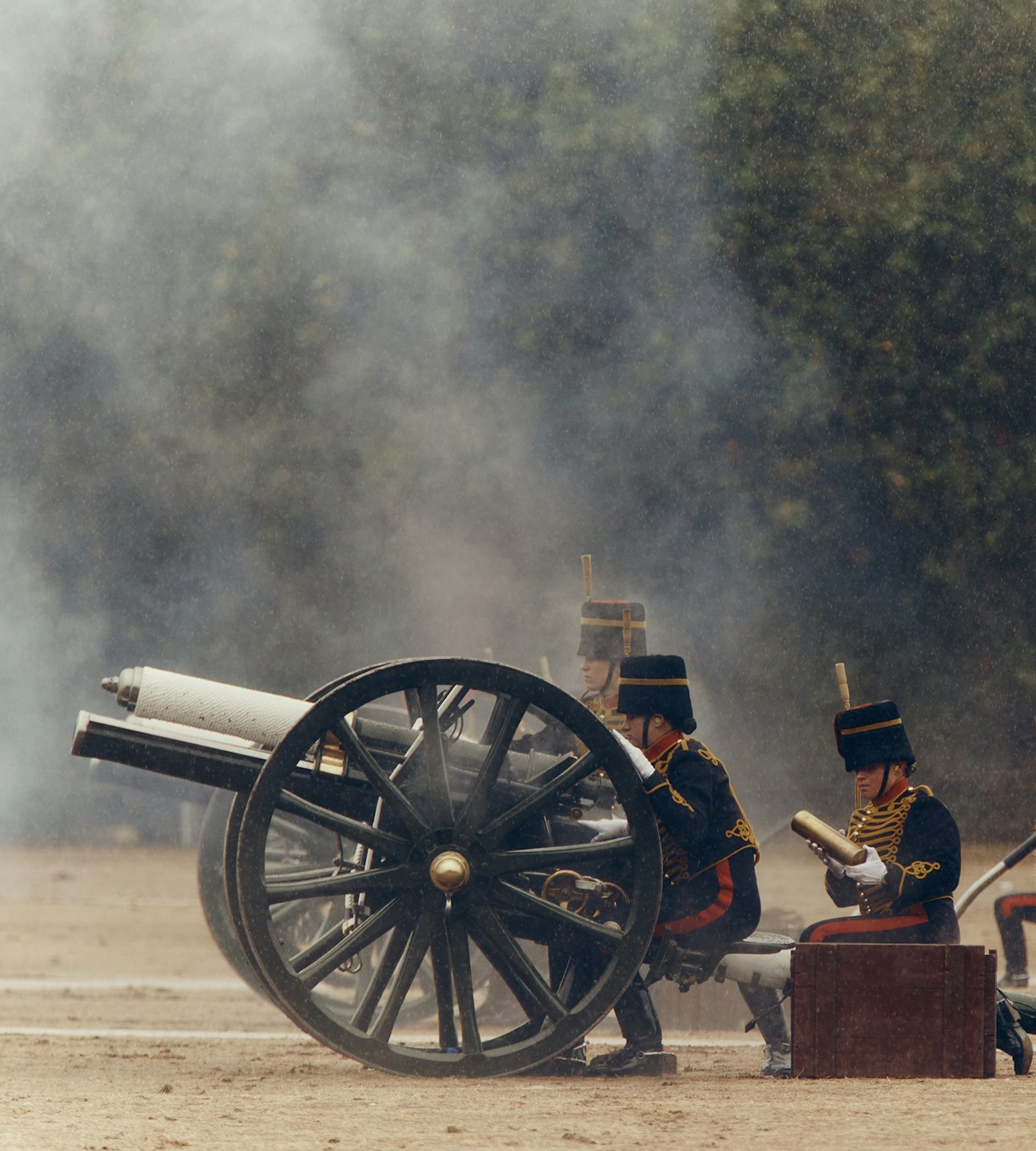 The King's Troop Ceremonial Practice