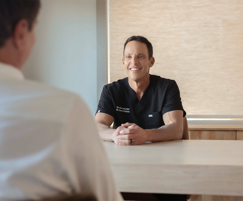 Doctor smiling