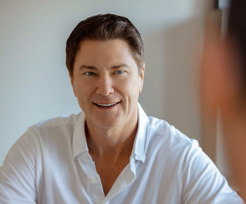 man smiling