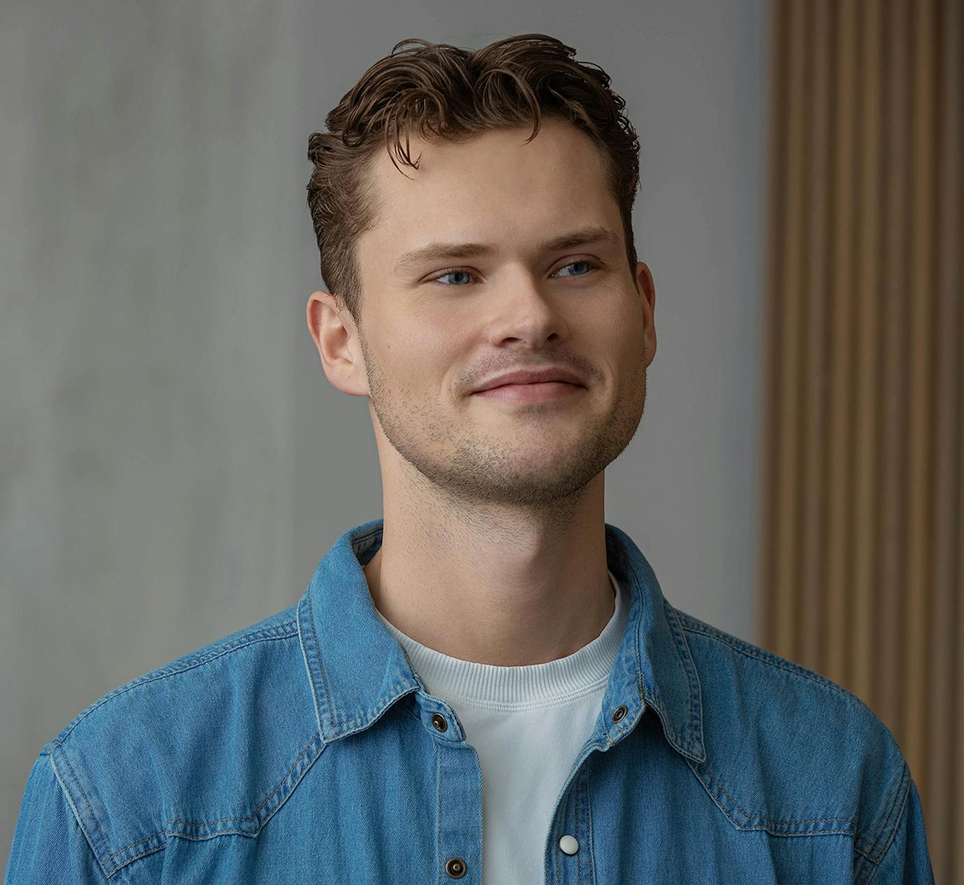 man smiling