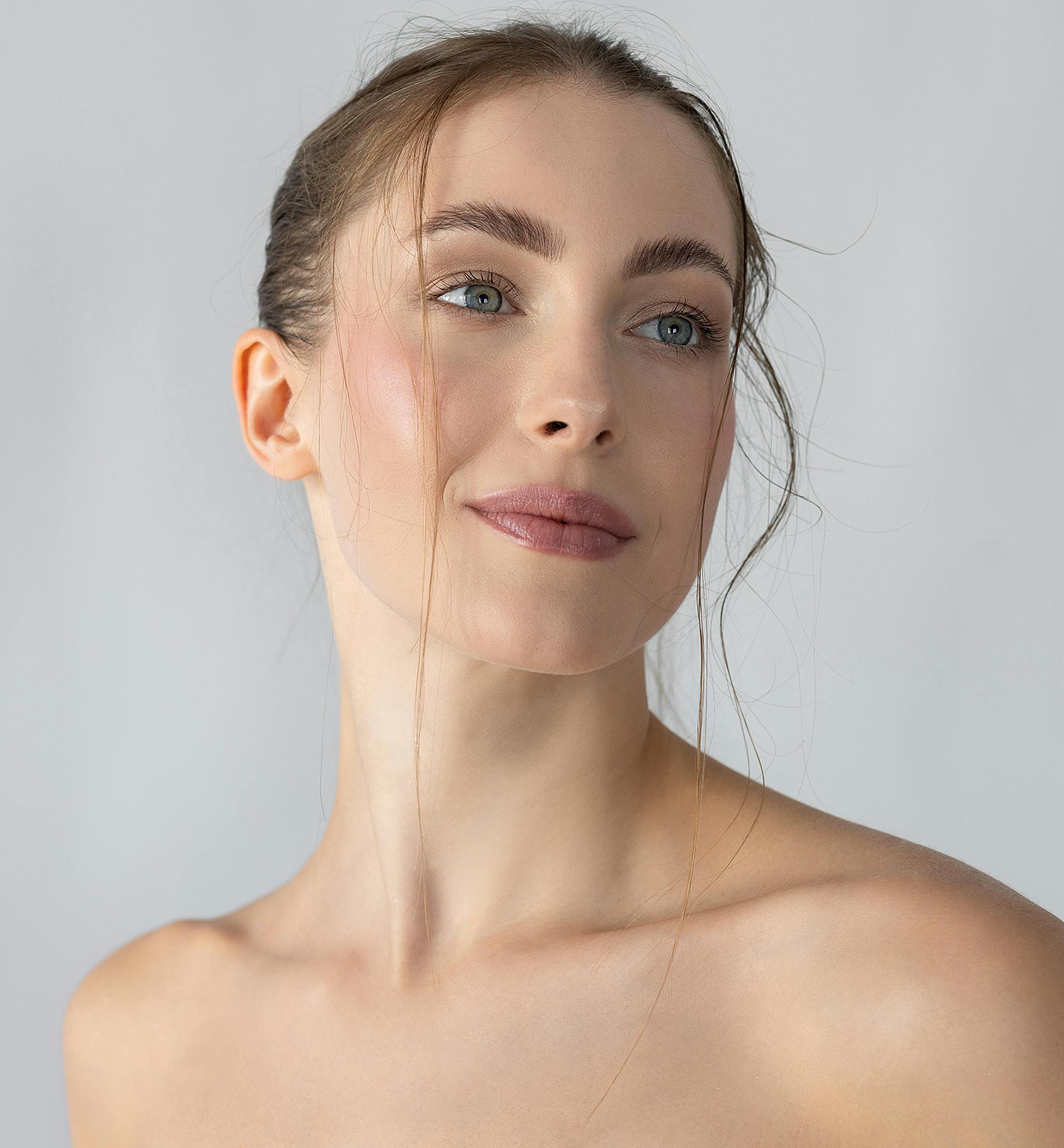 woman looking to the side