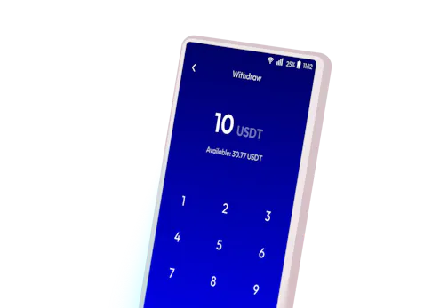 Cash out screen