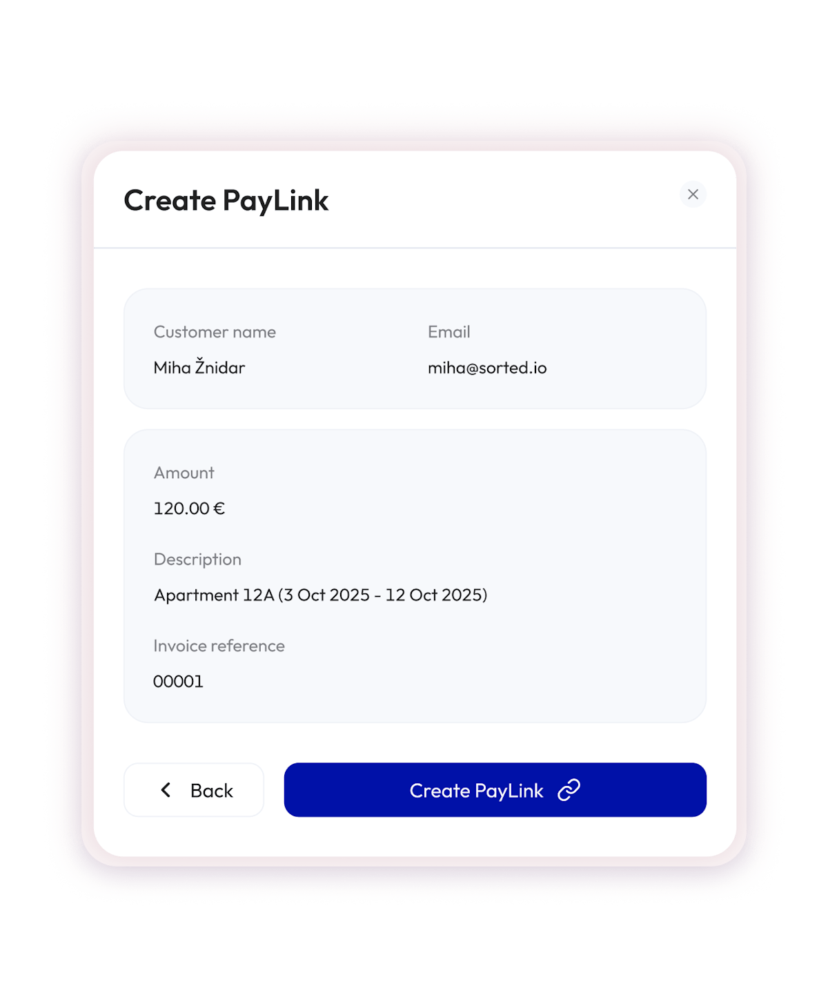 Create Paylink