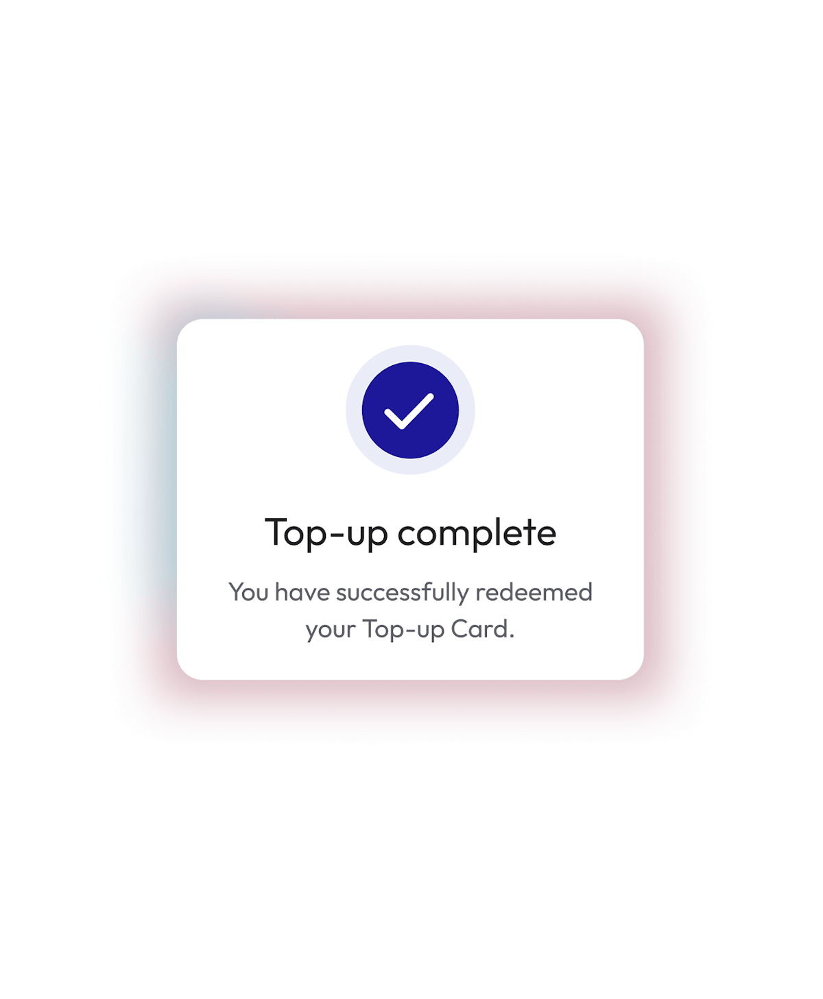 Instant top-up