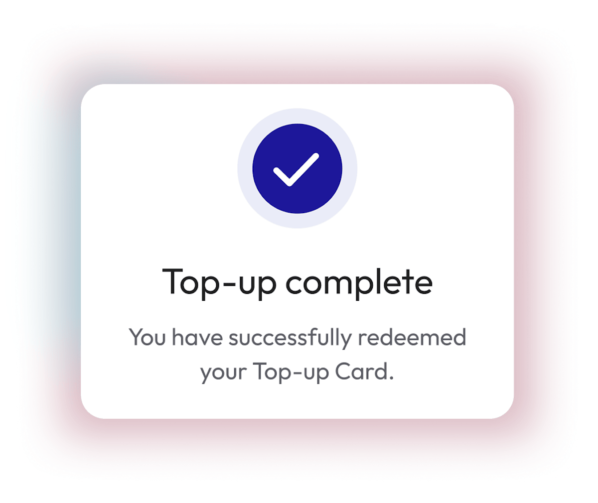 Instant top-up