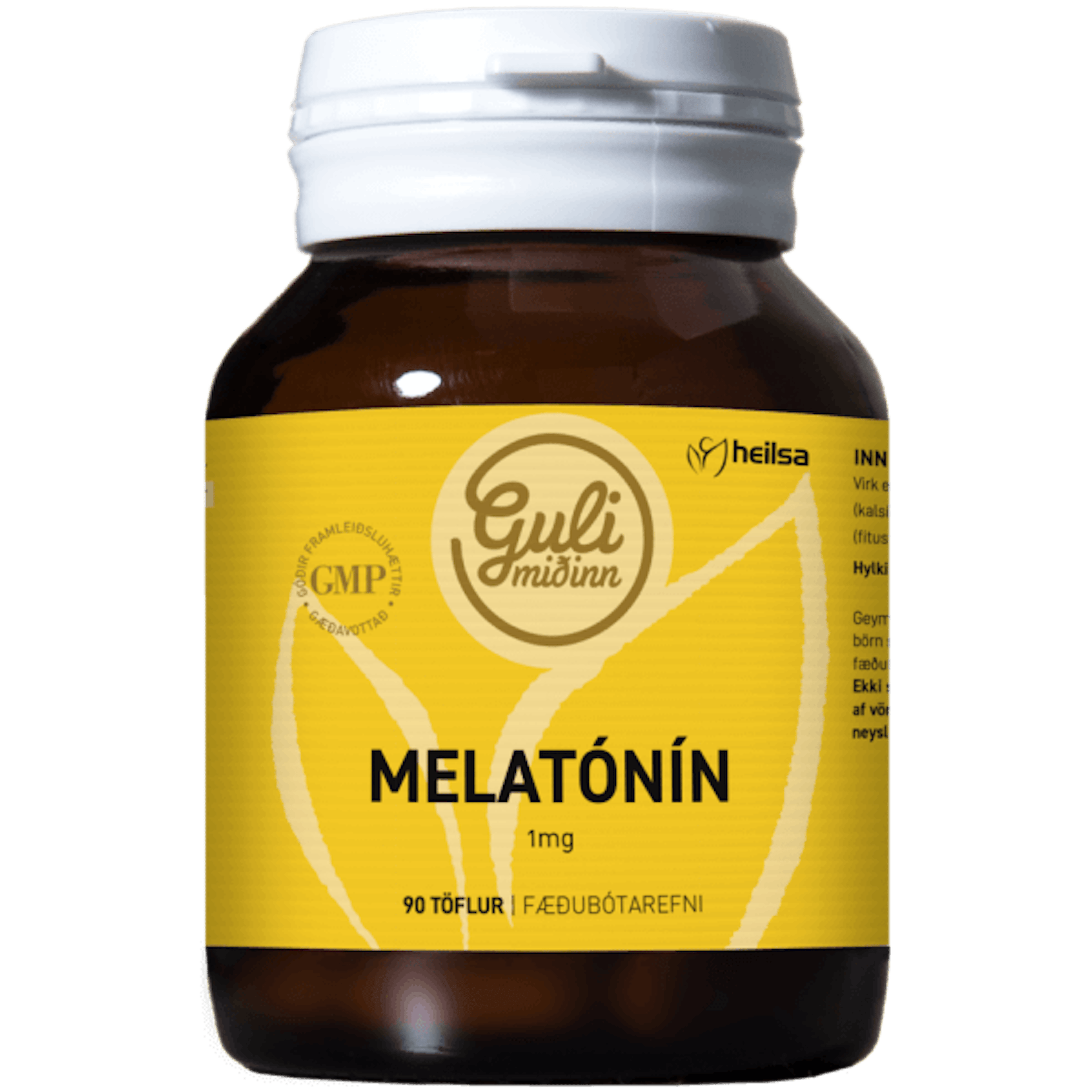 Melatónín 1mg, 90 töflur