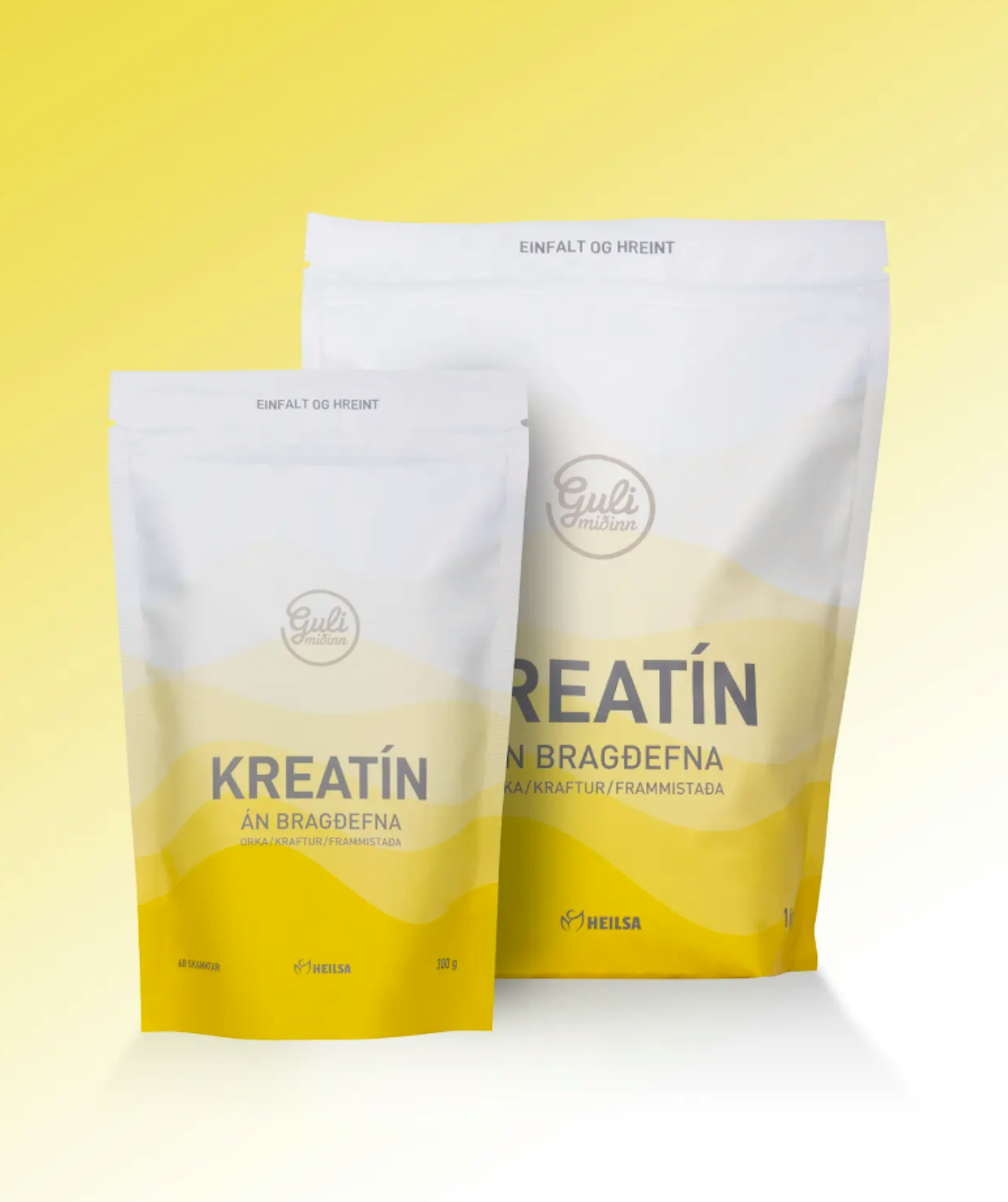 Kreatín frá Gula Miðanum - Hreint og einfalt