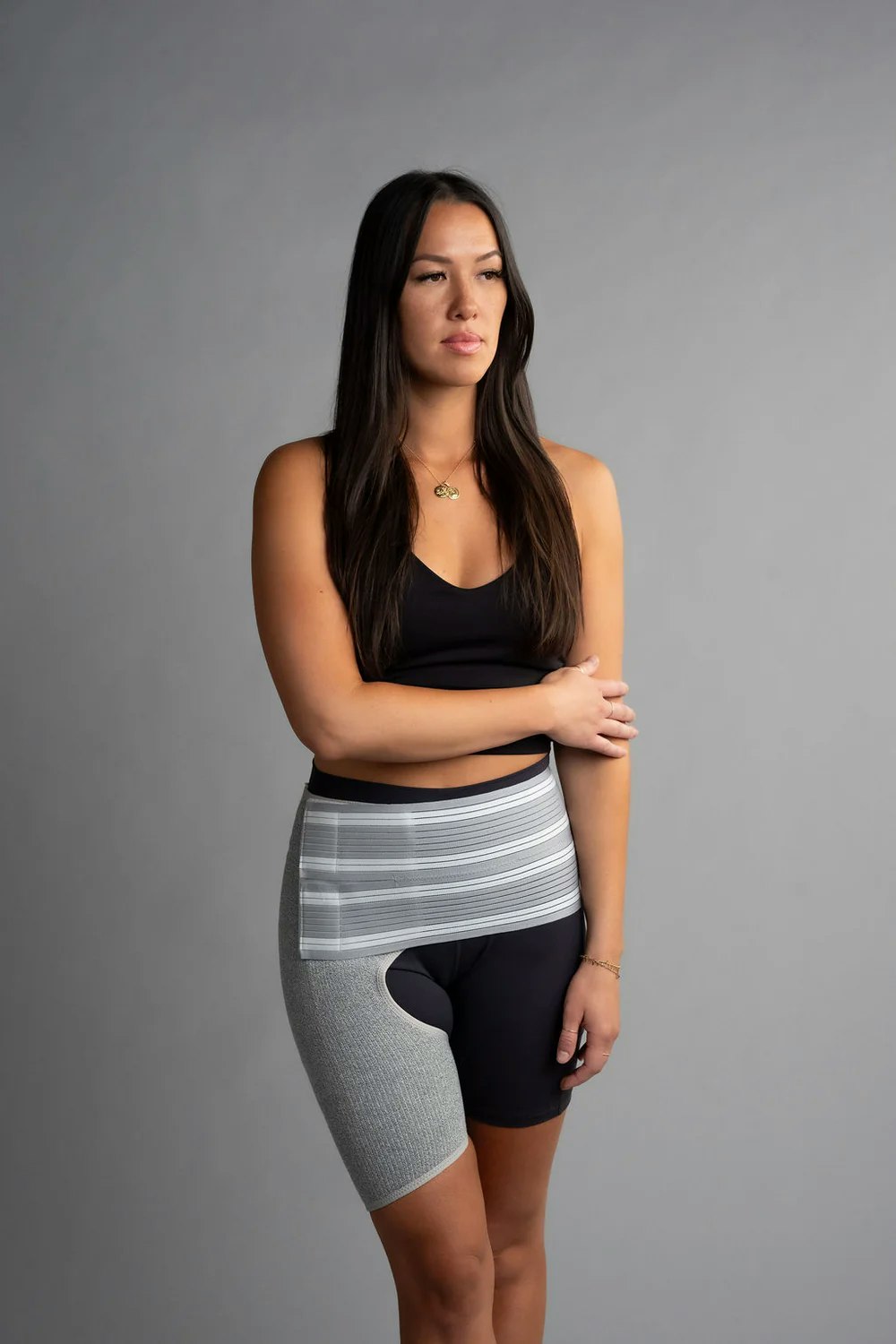 Incrediwear Brace f. right hip - grey - L