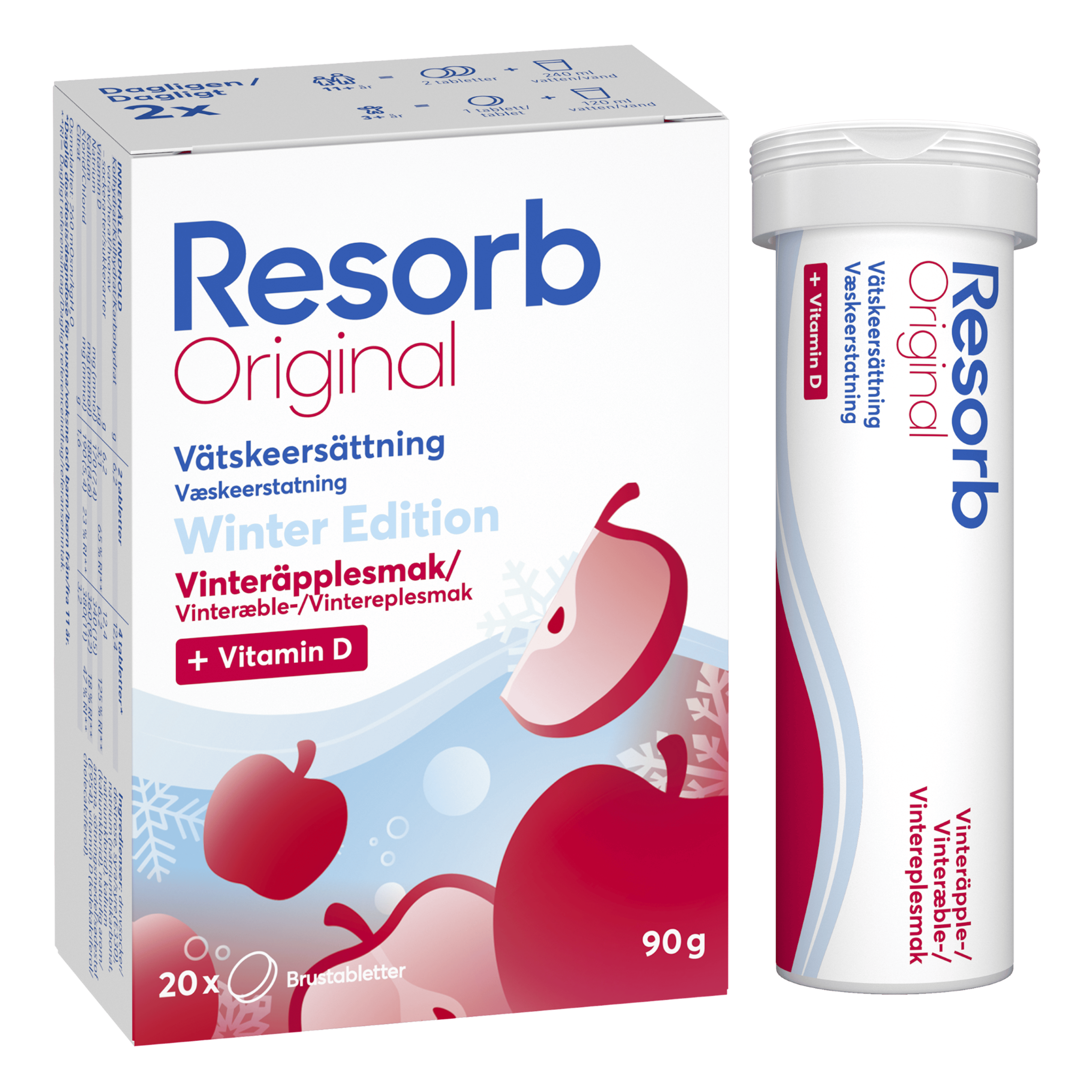 Resorb Freyðitöflur Winter Edition 2026 20 stk