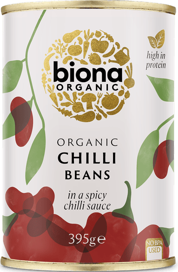 Biona Chilli baunir 395 g