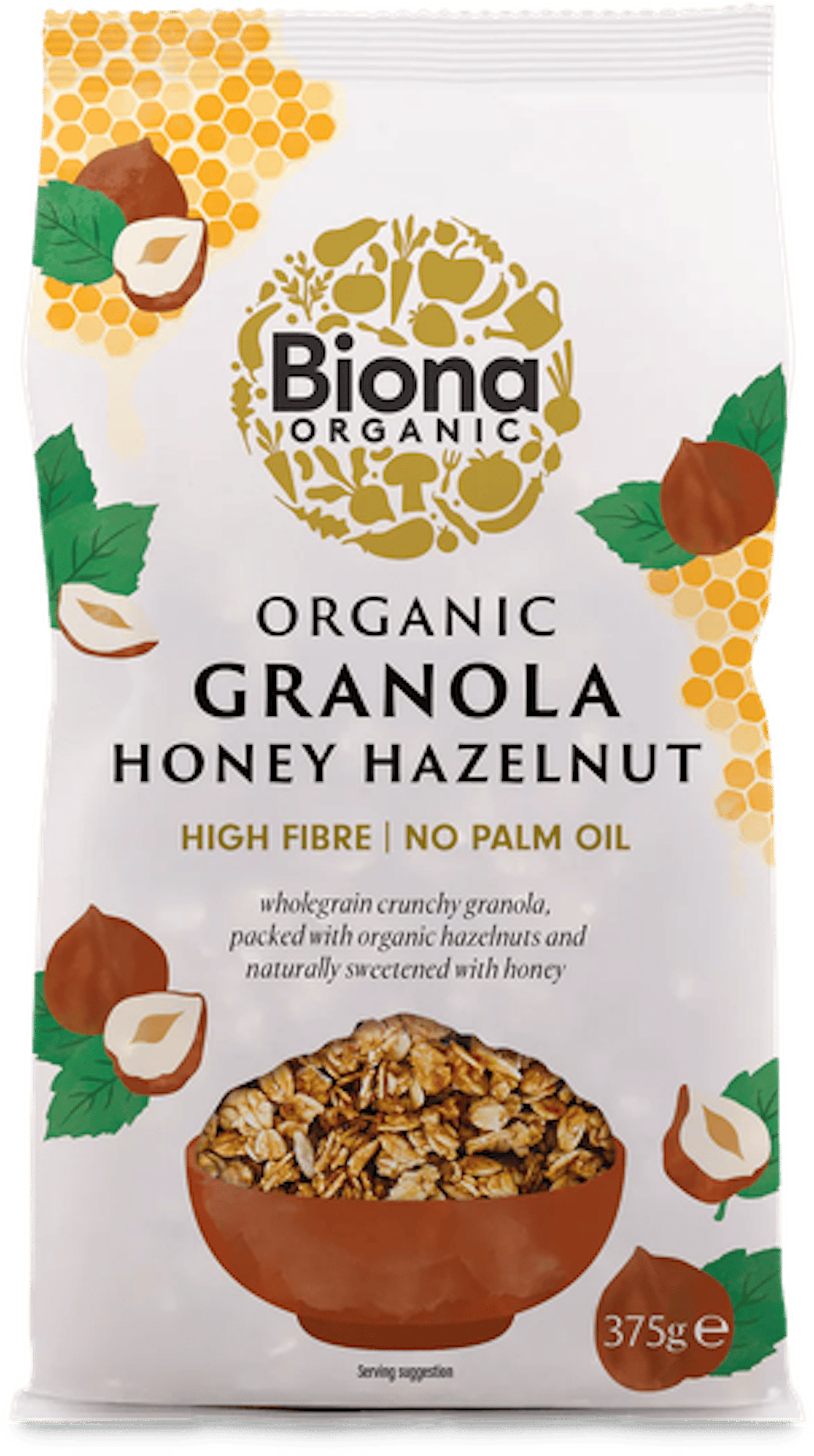 Biona Granola Honey Hazelnut 375 g 