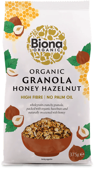 Biona Granola Honey Hazelnut 375 g
