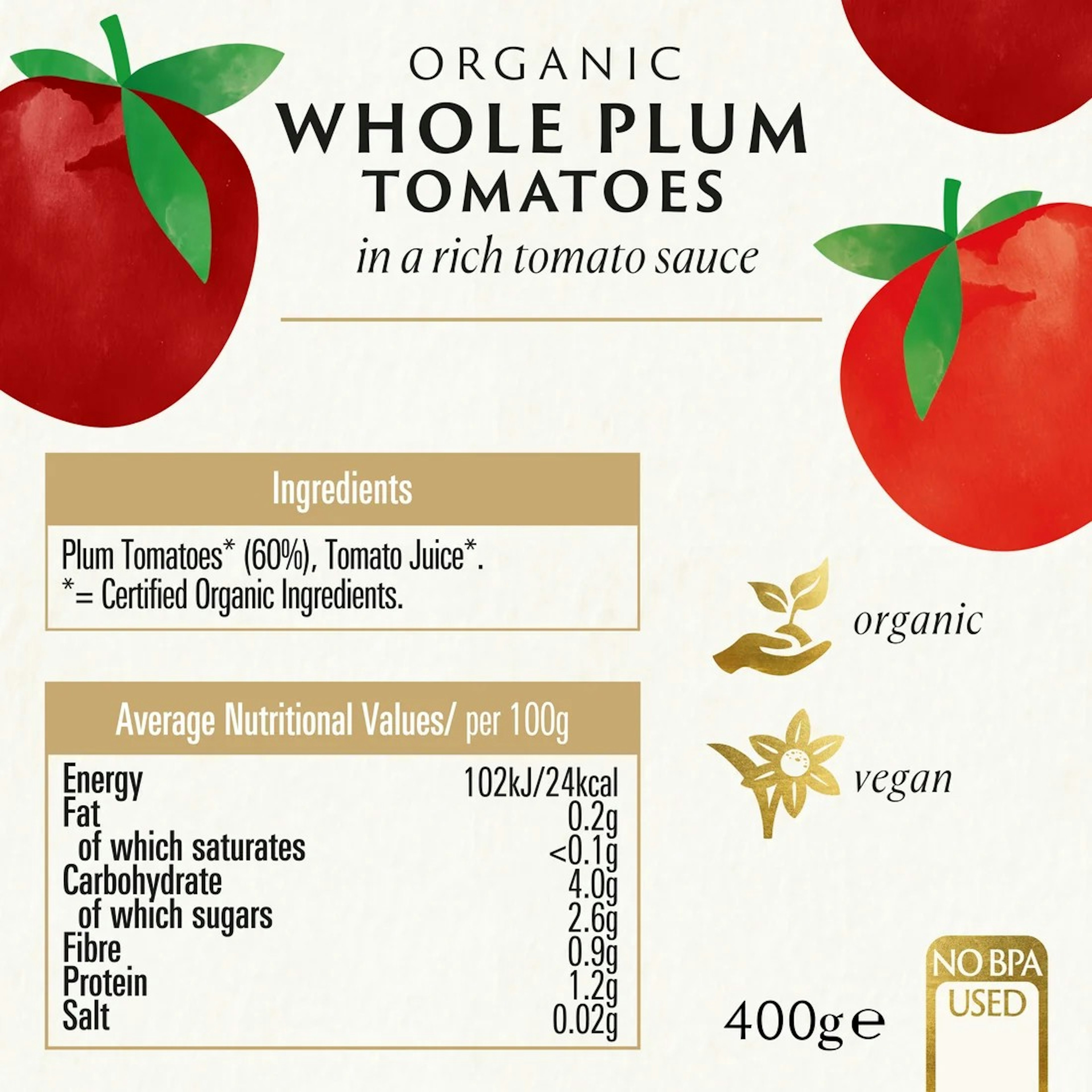 Biona Plómutómatar 400 g