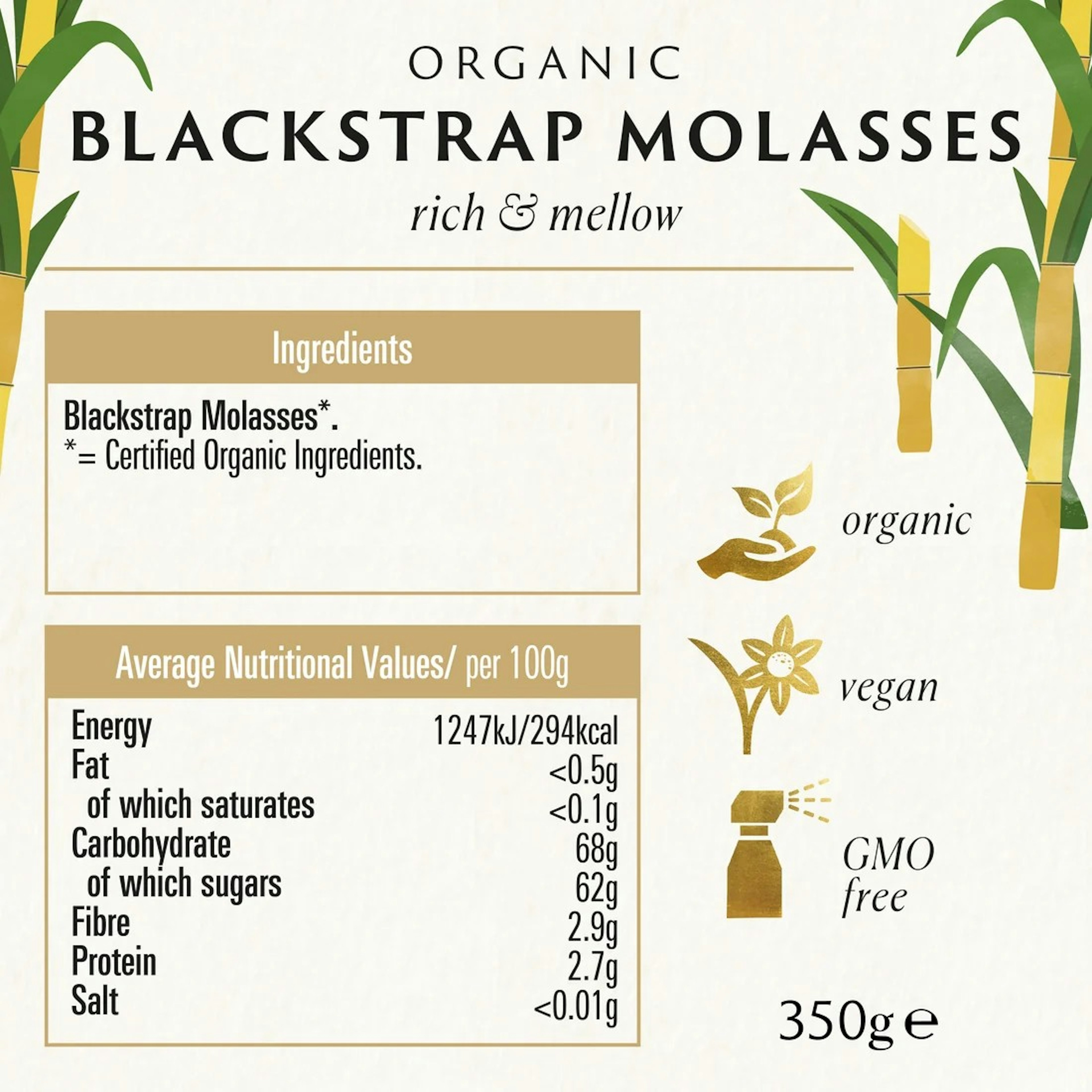 Biona Blackstrap Molasses 350 g