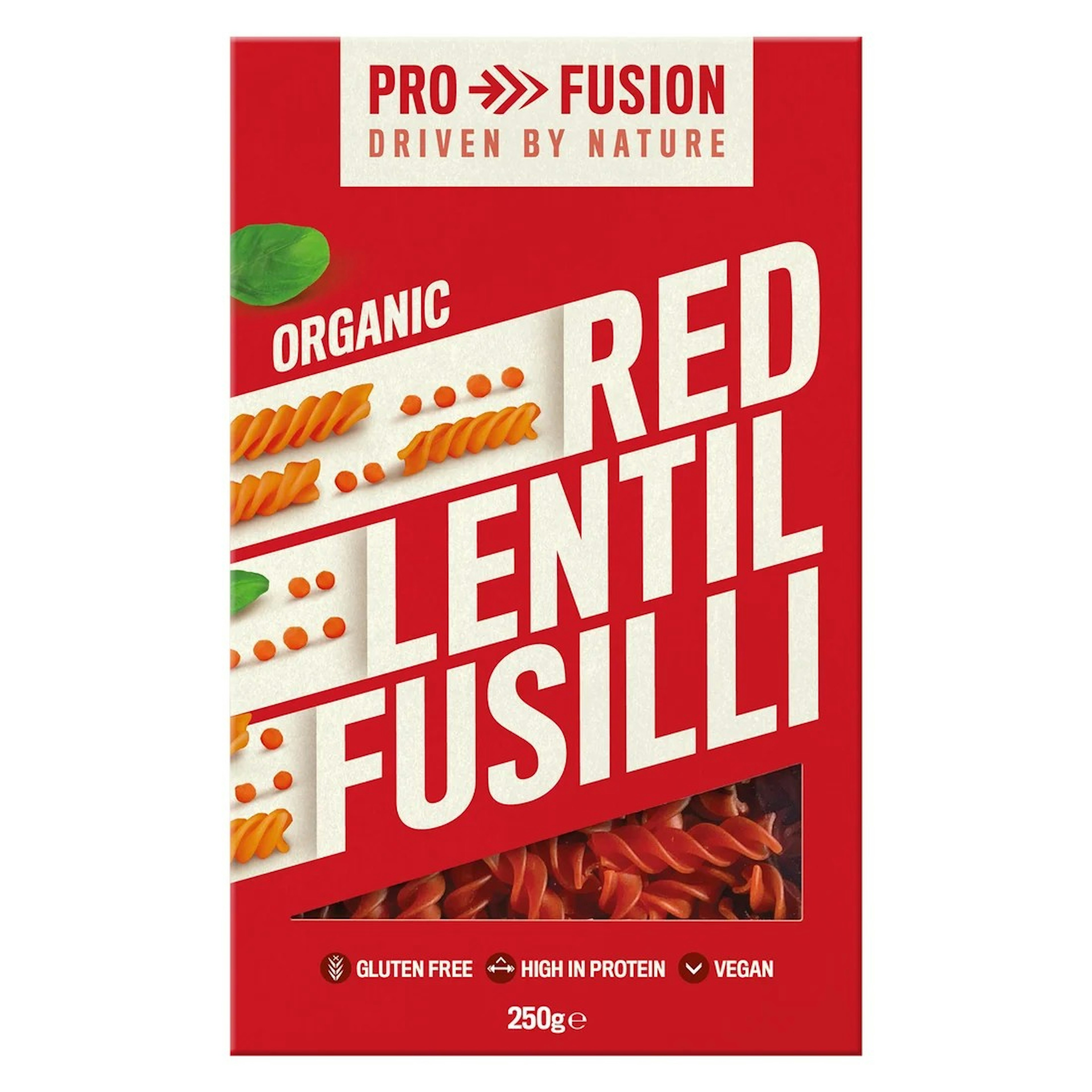Biona Red Lentil Fusilli 250 g 