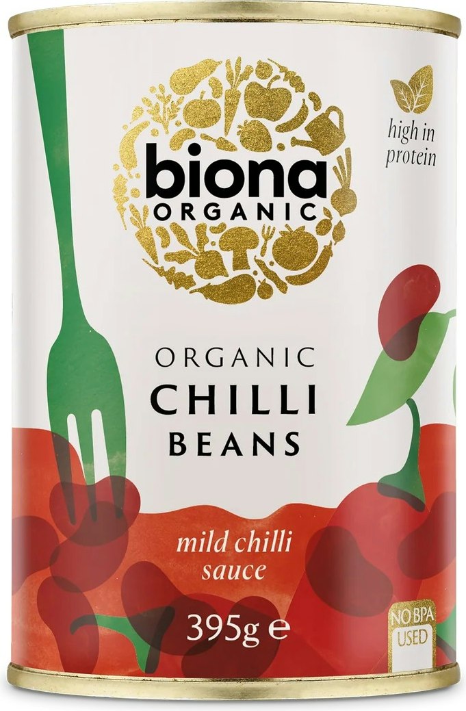 Biona Chilli baunir 395 g