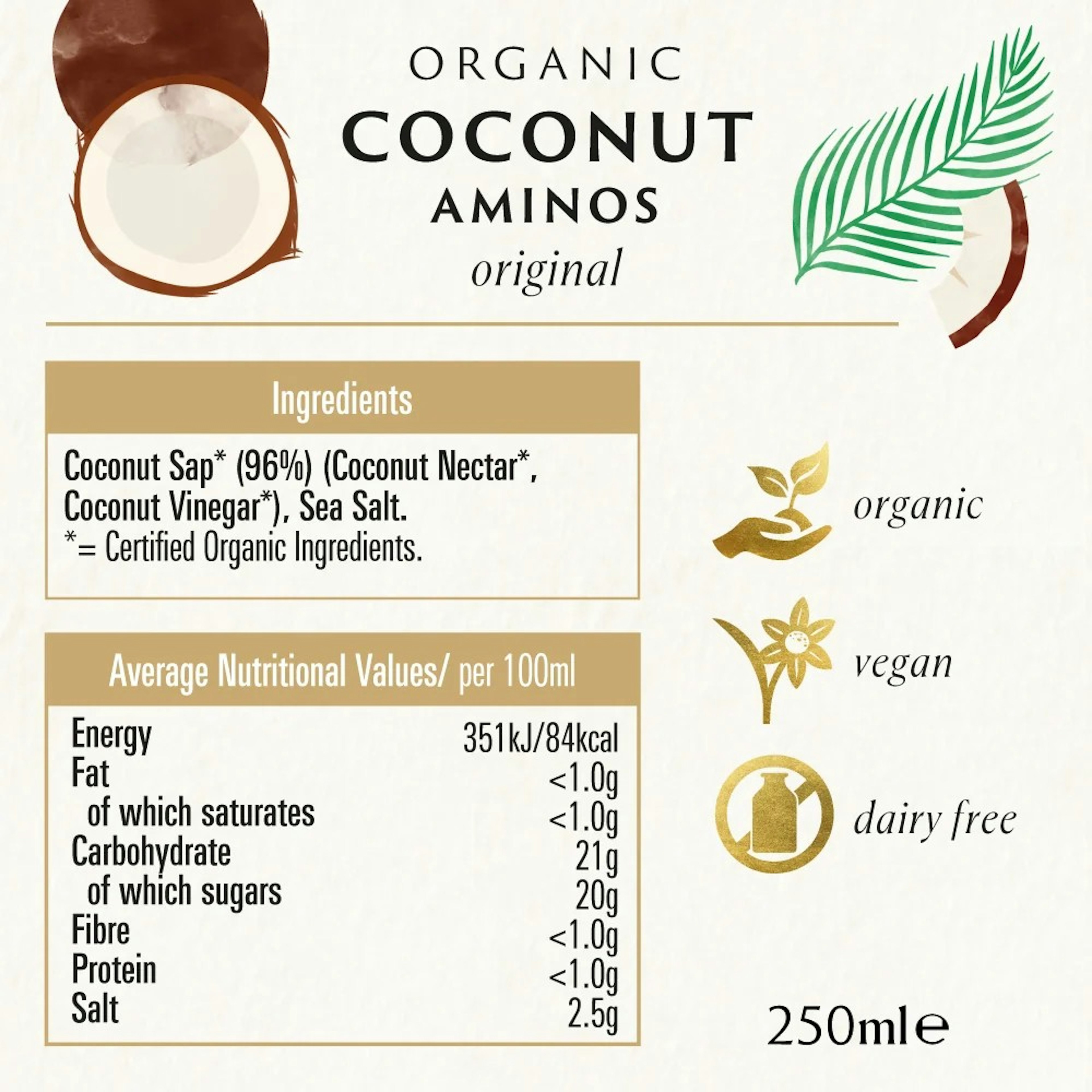 Biona Coconut Aminos Original 250 ml