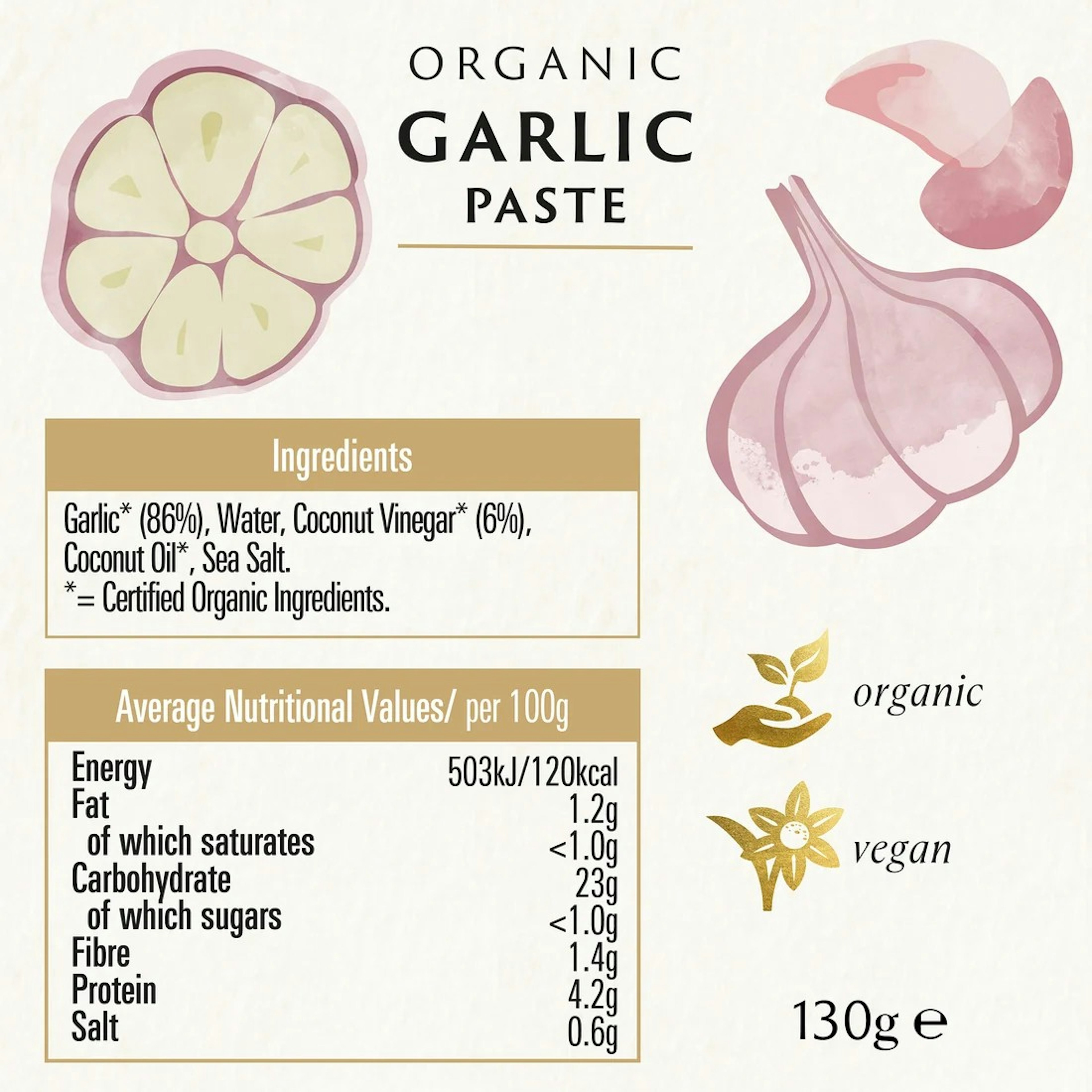 Biona Garlic Paste  130 g
