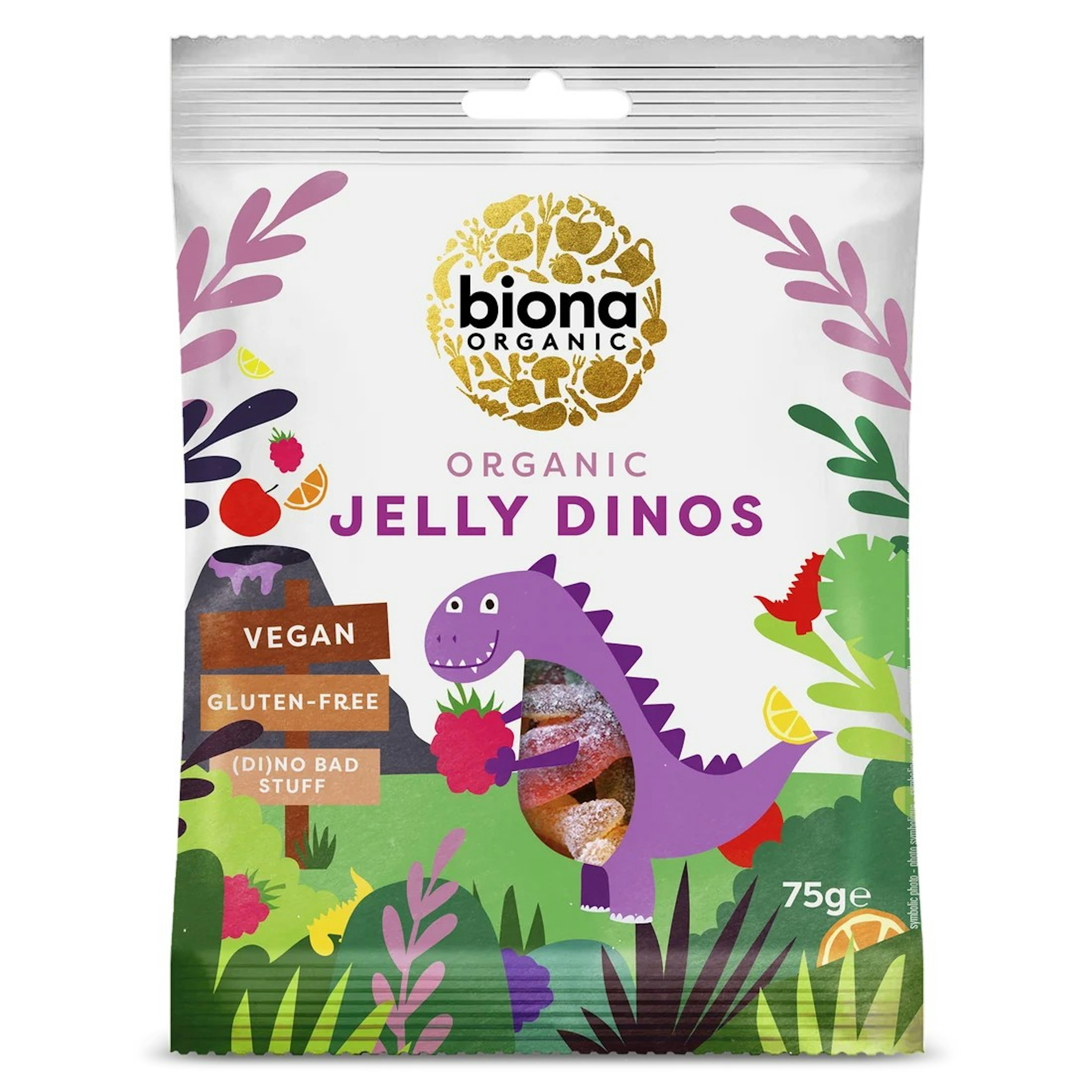 Biona Jelly Dinos 75 g 