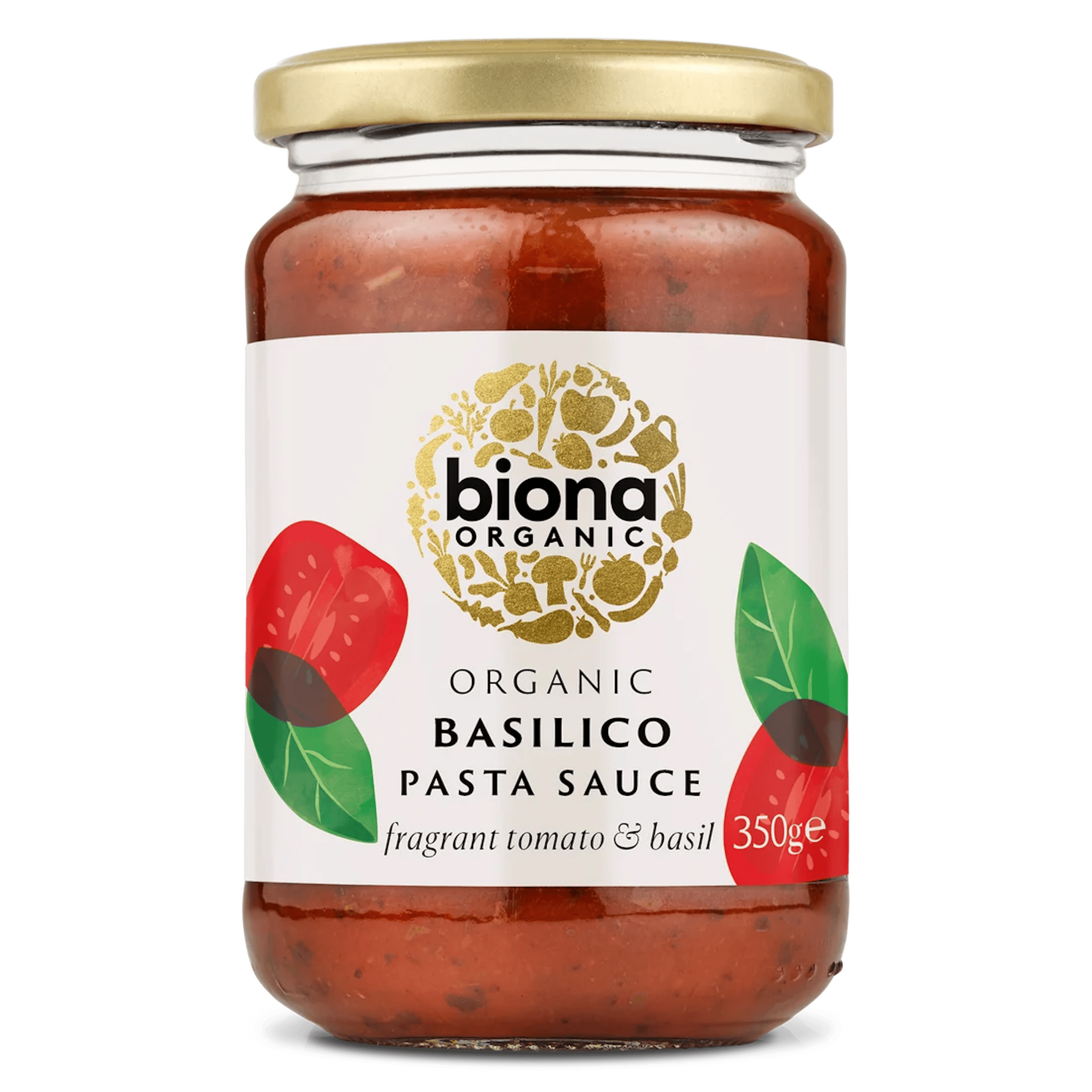 Biona Pastasósa m/basil 350 g 